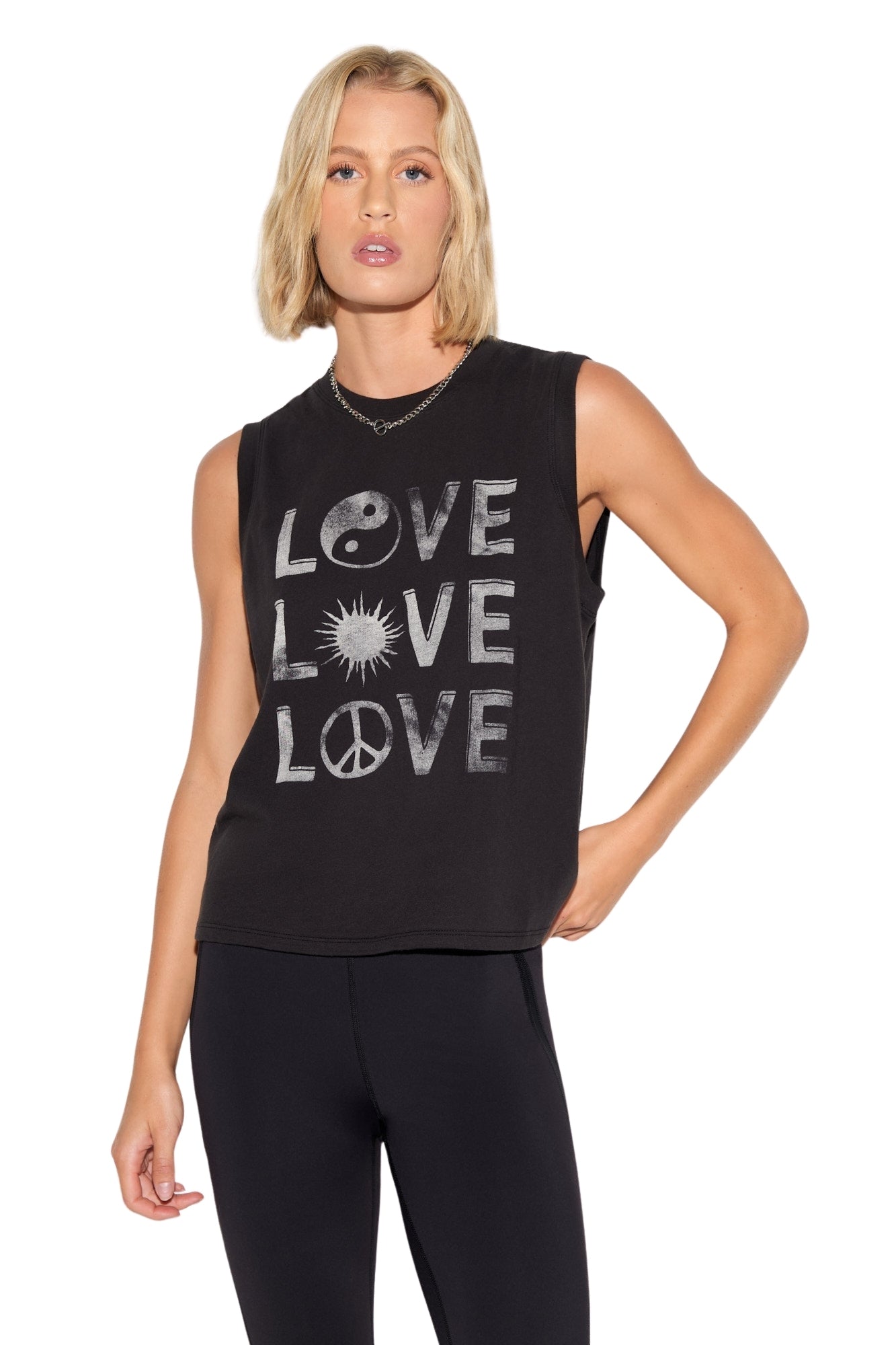 BELOVED BOWERY BLACK TANK