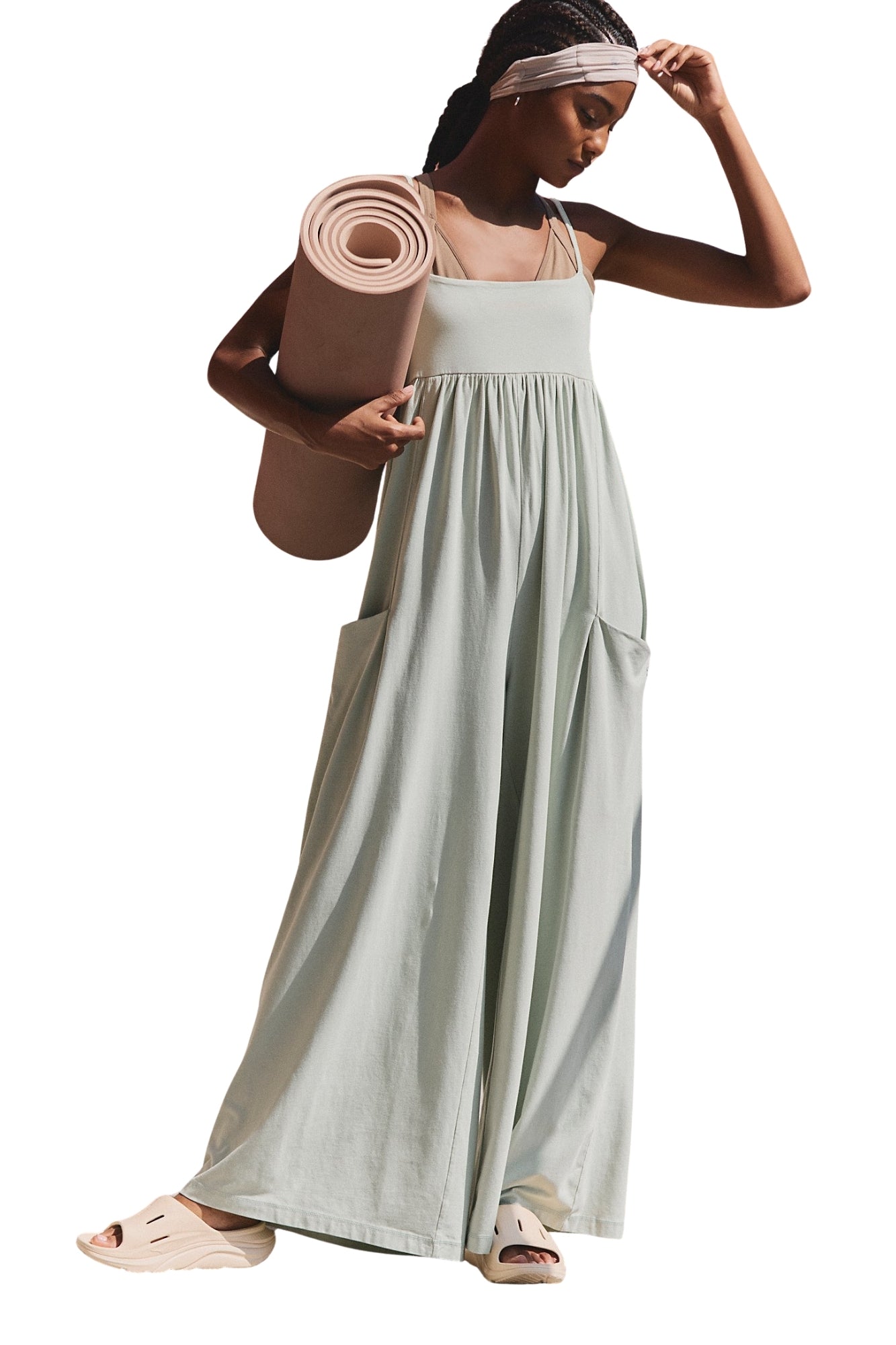 HOT SHOT STRAPPY ONESIE 2 IN GREEN TEA