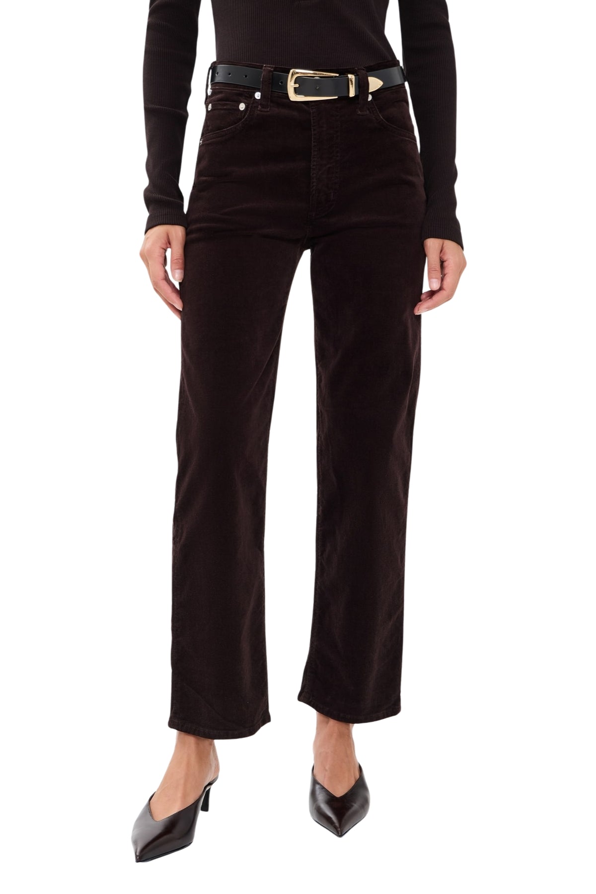 PALMA STRAIGHT STRETCH BABY CORDUROY IN BARRISTER