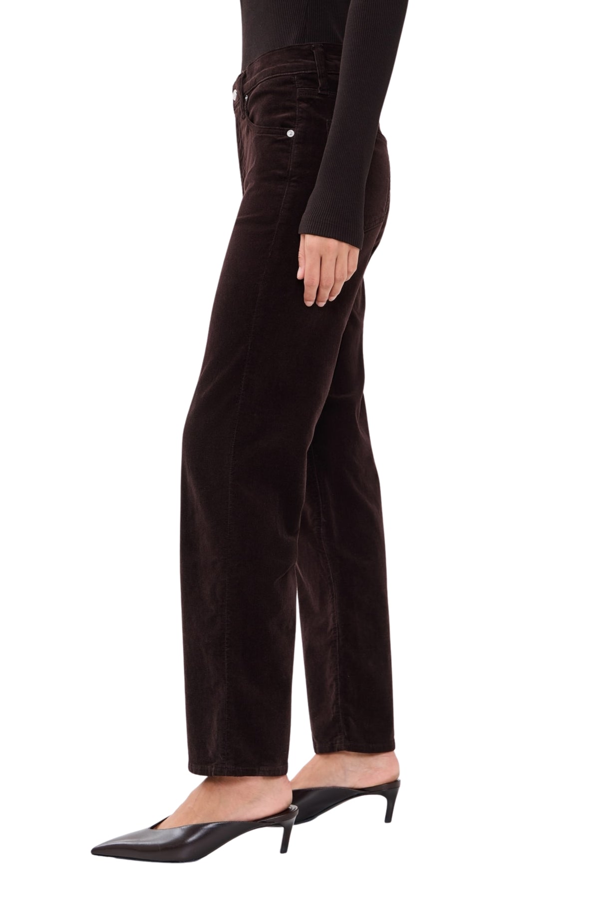 PALMA STRAIGHT STRETCH BABY CORDUROY IN BARRISTER
