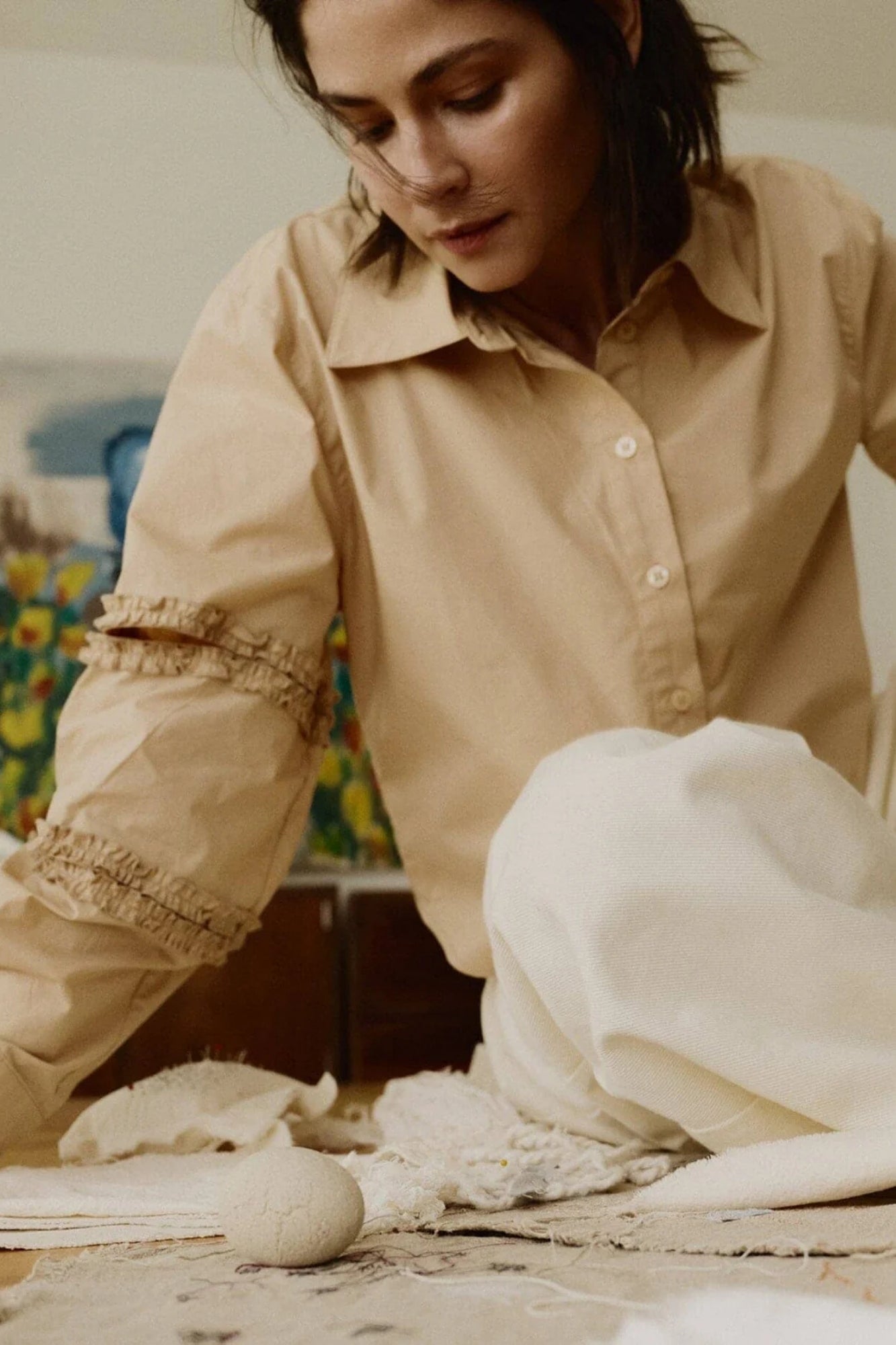 MUNA SAND CUT-OUT SHIRT