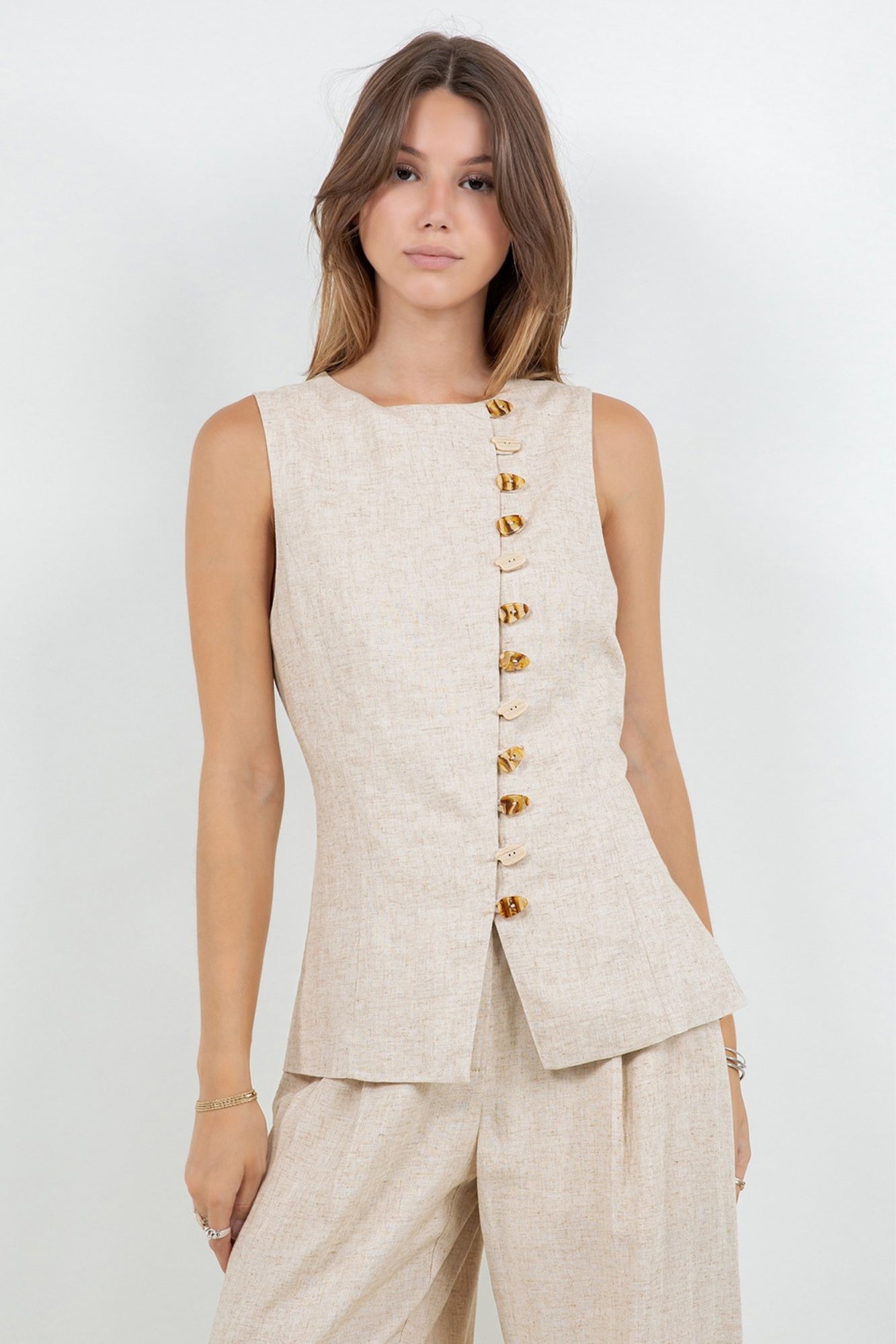 MULTI ACCENT DETAILED OATMEAL SET