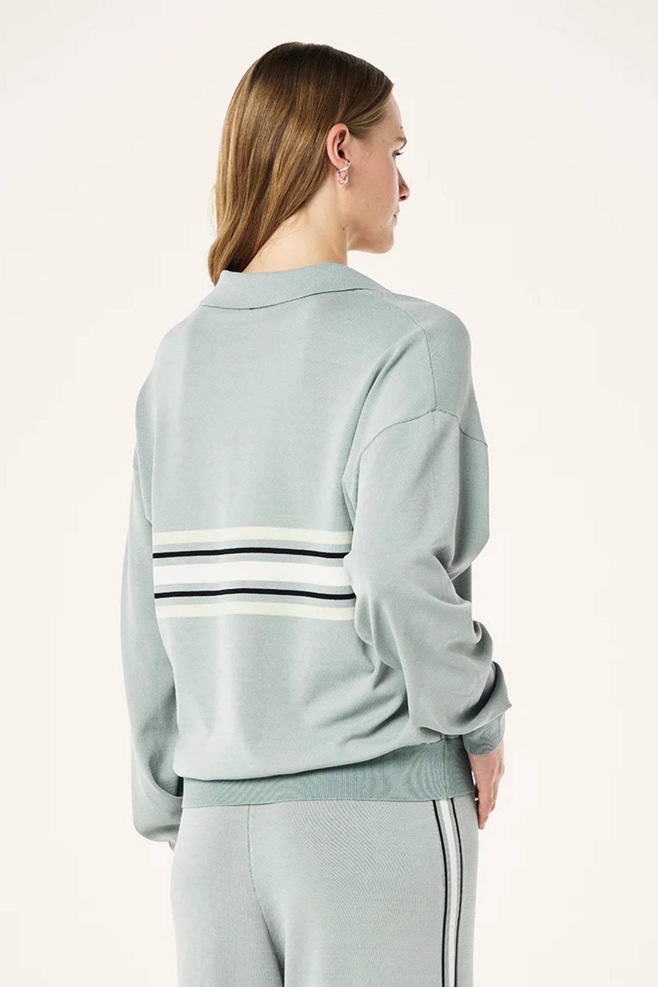 RETREAT COLLAR KNIT STEEL