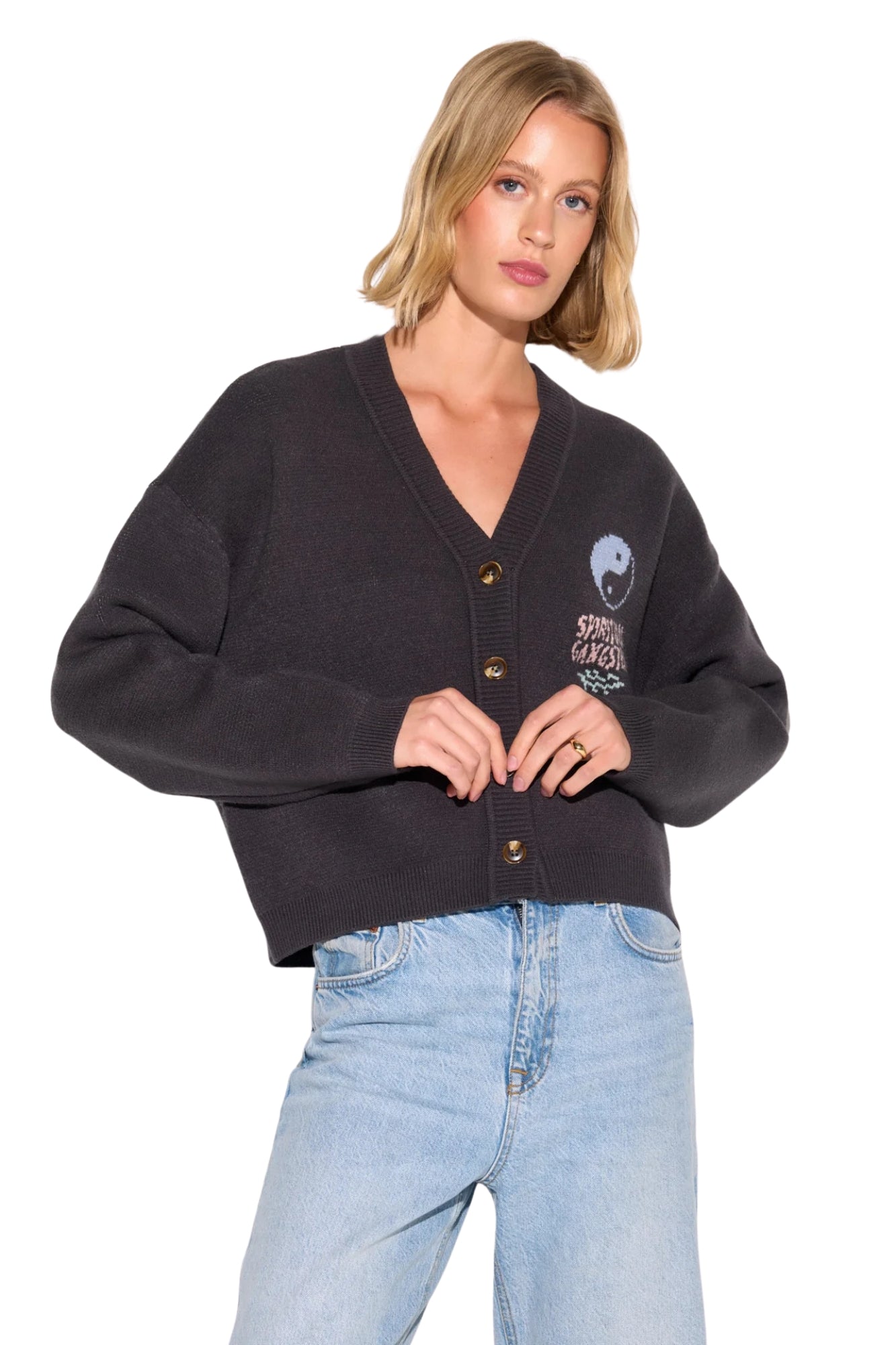 EL TIGRE DELANEY CARDIGAN ASH