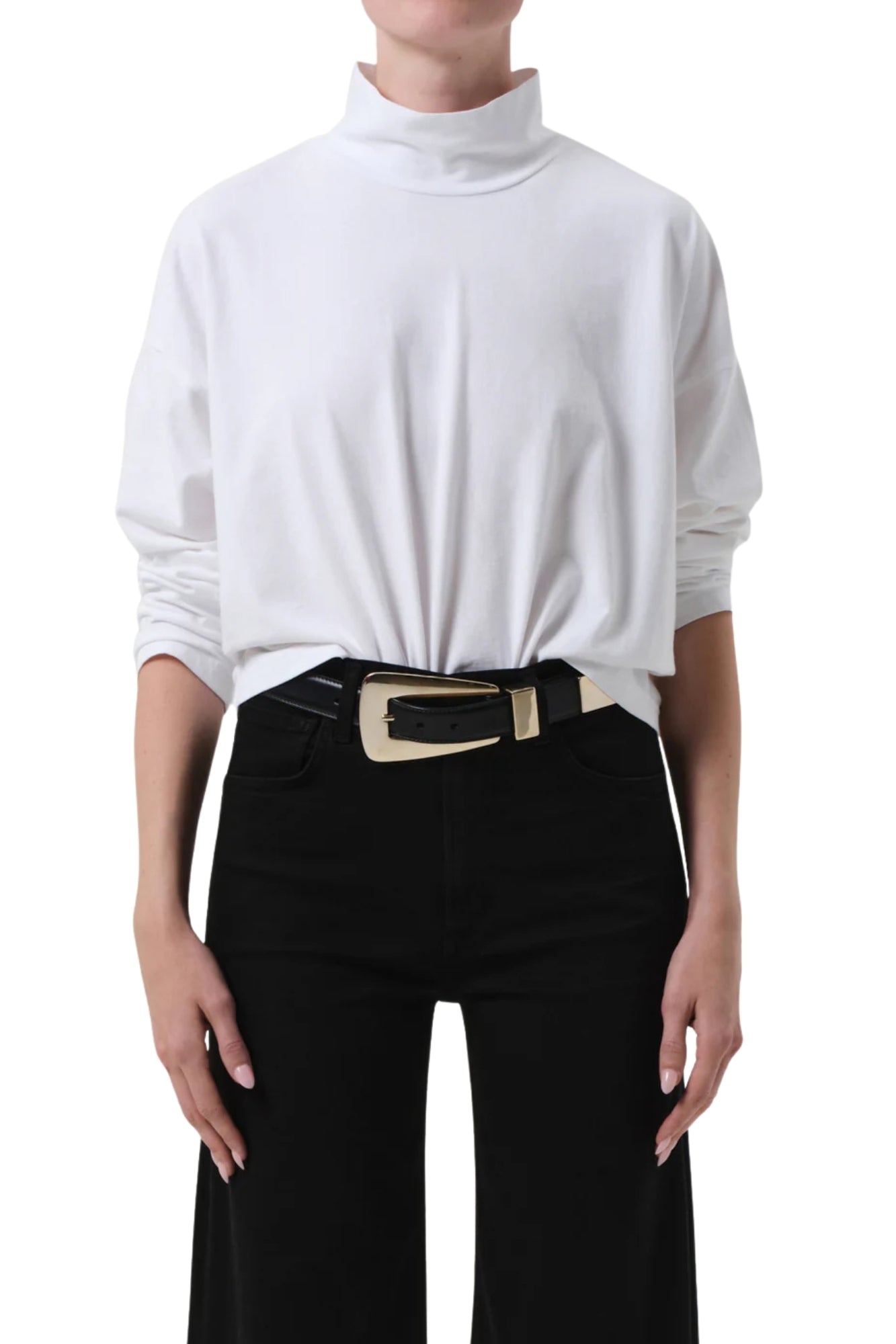 NOLA WHITE TURTLENECK