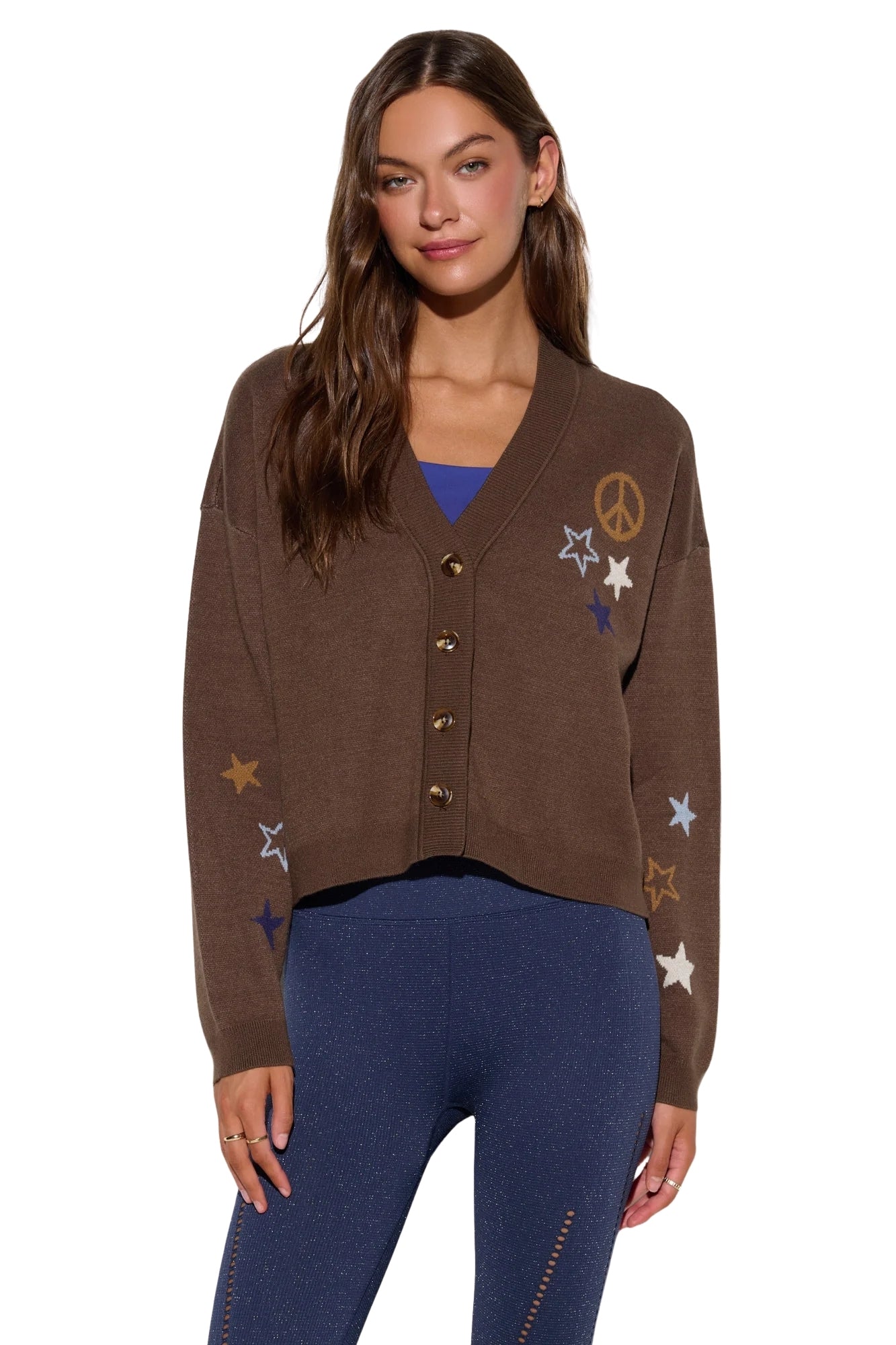 DIVINE EYE DELANEY COCO CARDIGAN