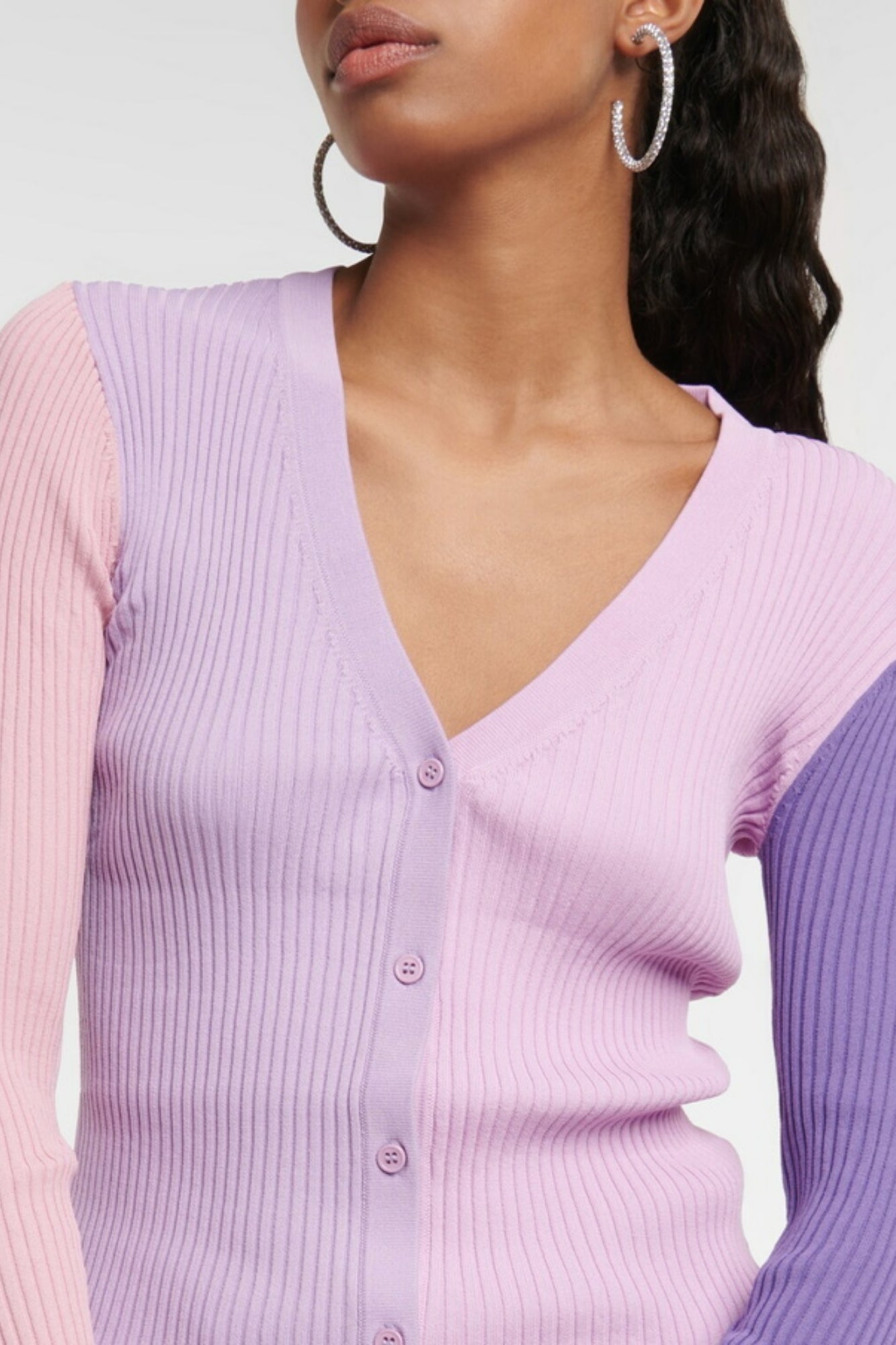 CARGO RIBBED KNIT CARDIGAN