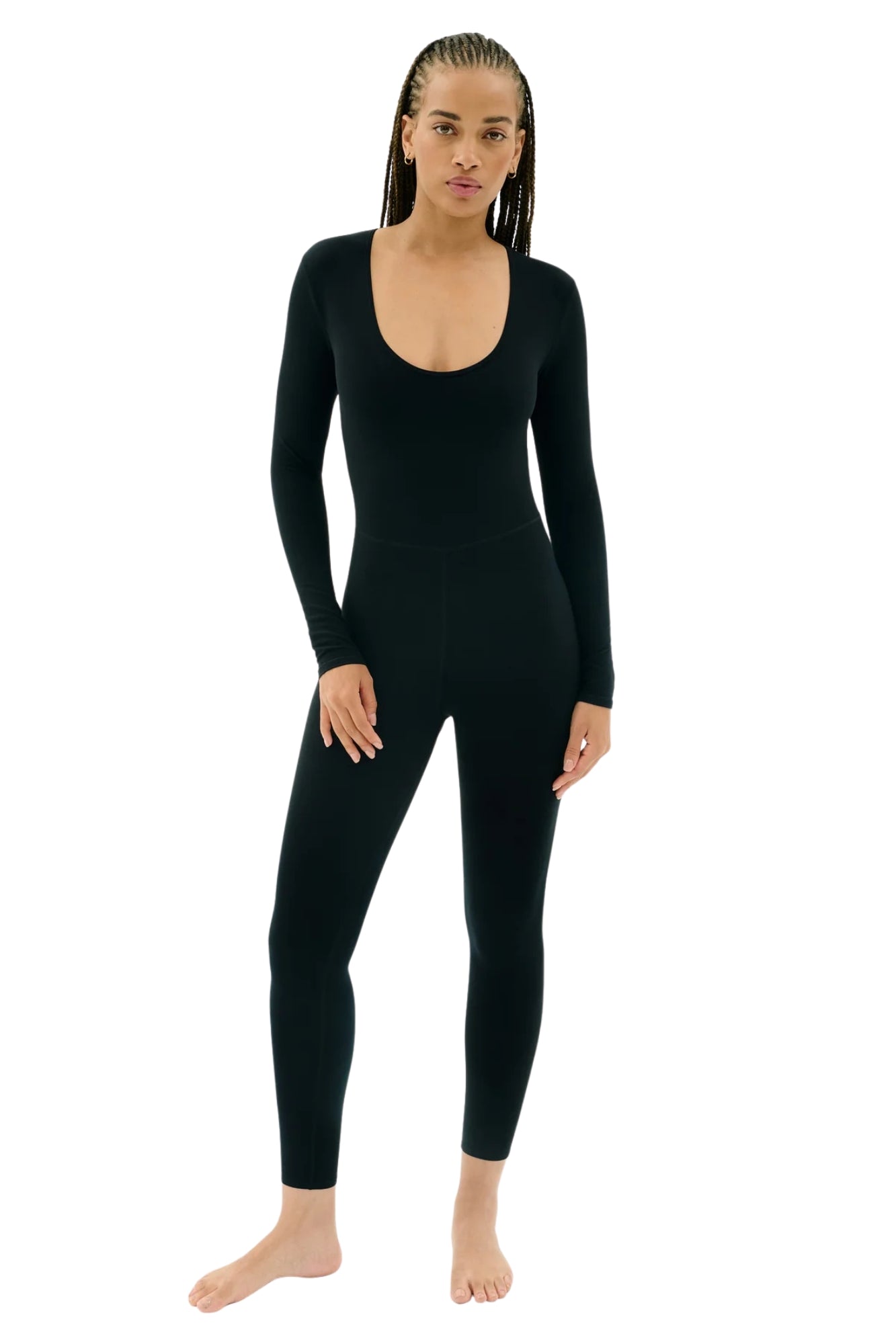 CHLOE BLACK AIRWEIGHT JUMPSUIT