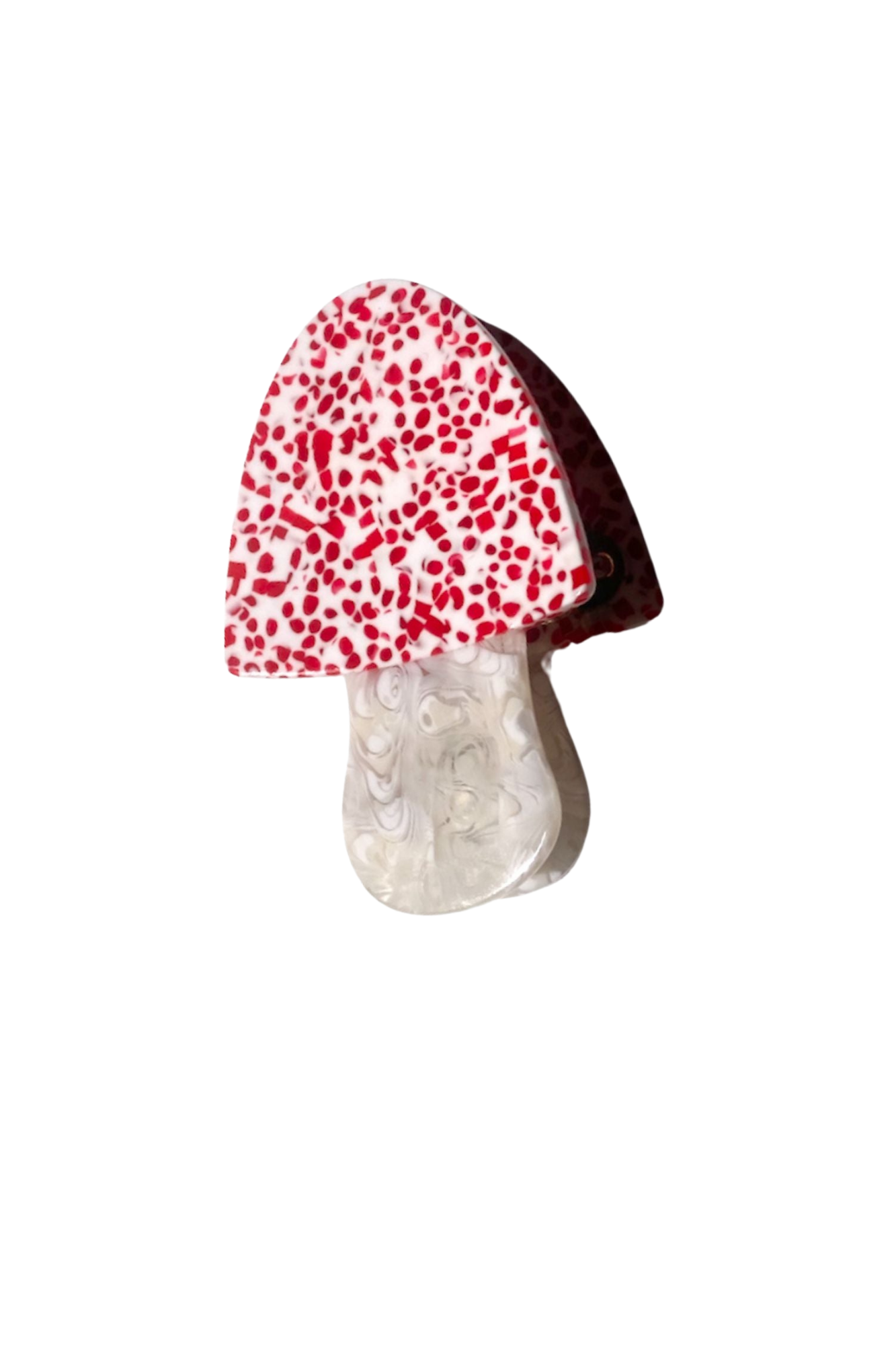 TOADSTOOL CREAM CLAW HAIR CLIP