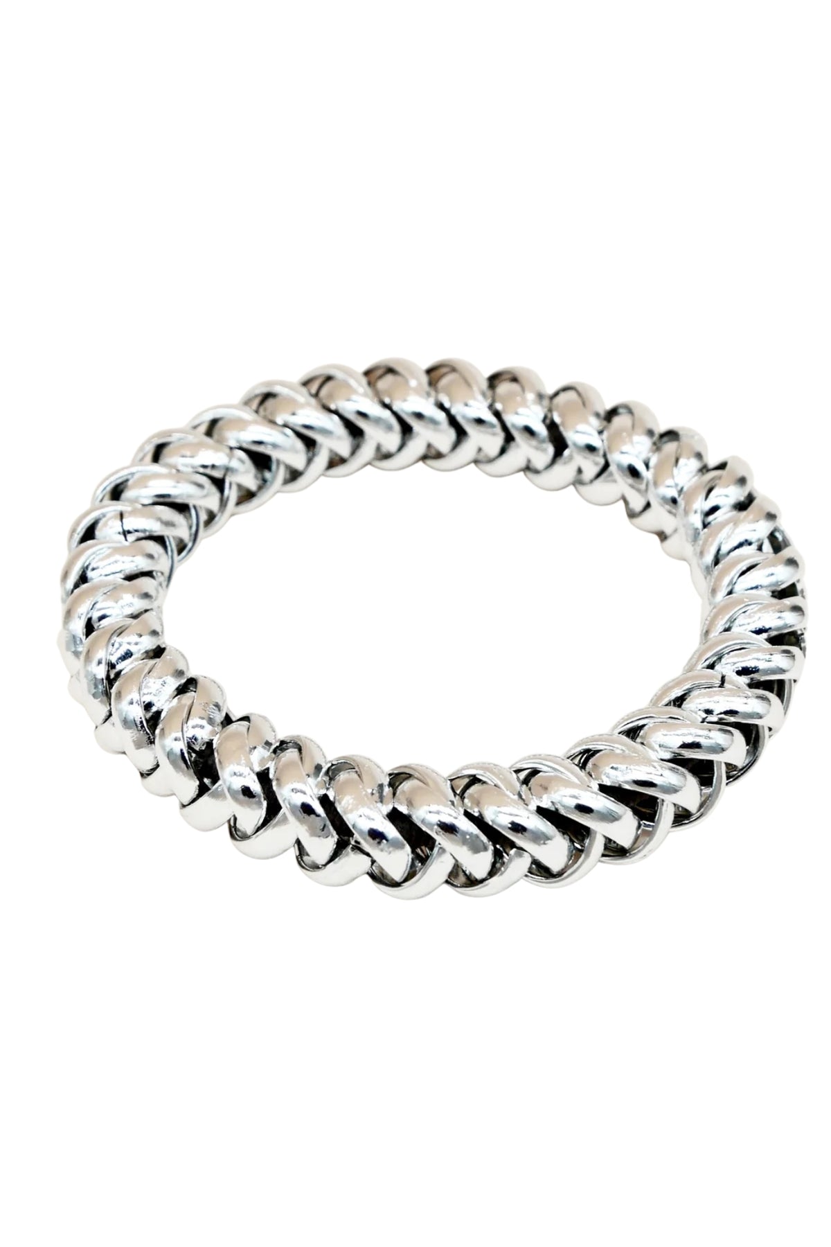 BICHOU SILVER CHAIN HAIR TIE