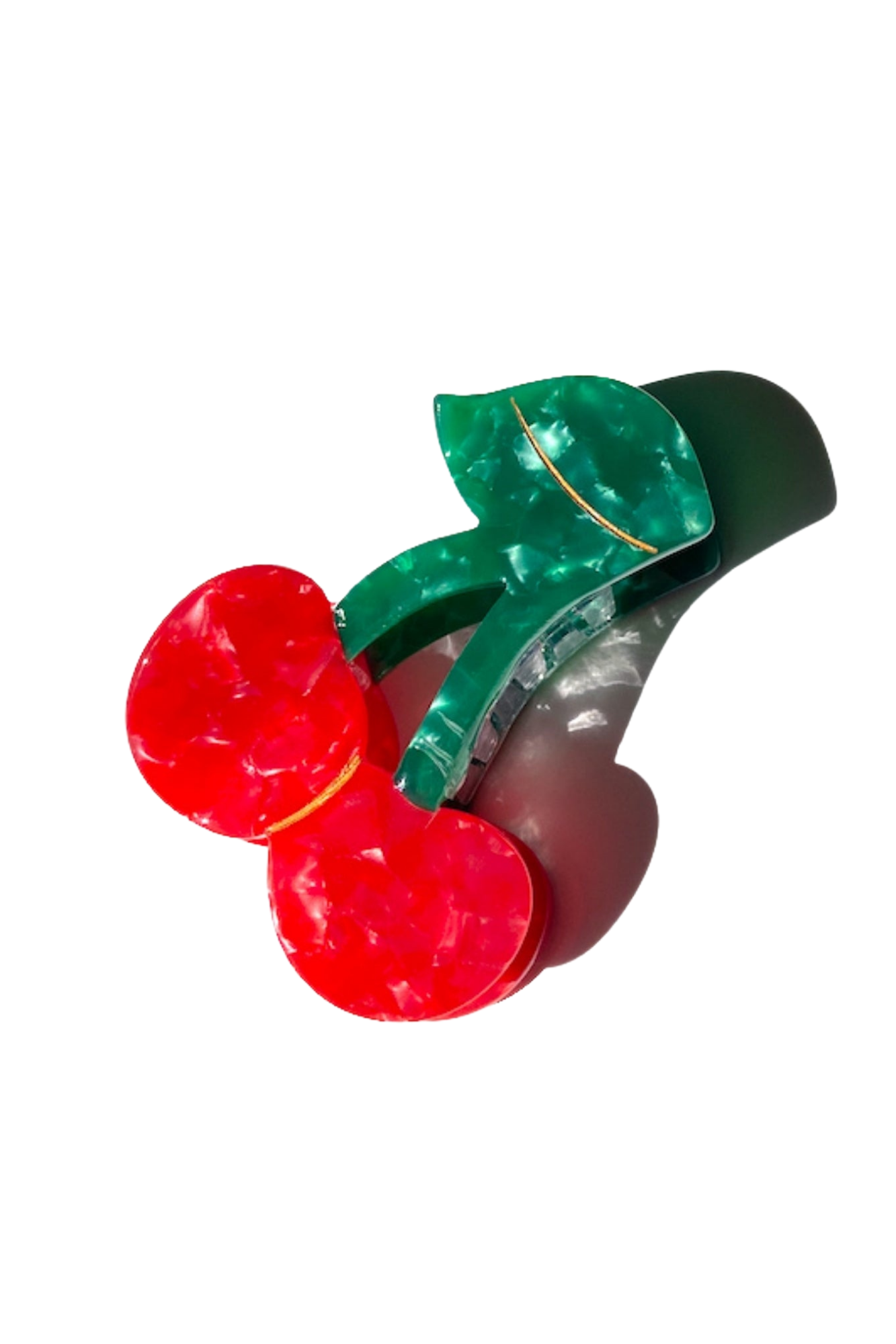 CHERRY FRUIT CLAW HAIR CLIP