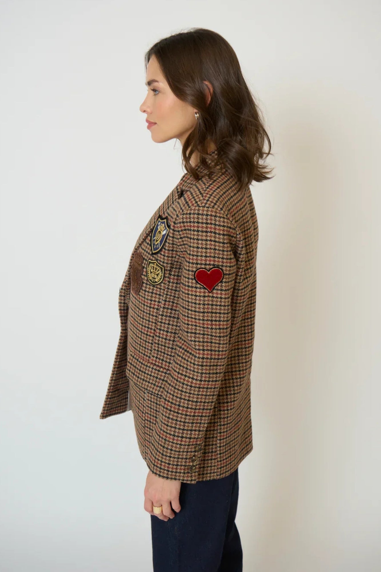 RAVEN PATCH CAMEL BLAZER