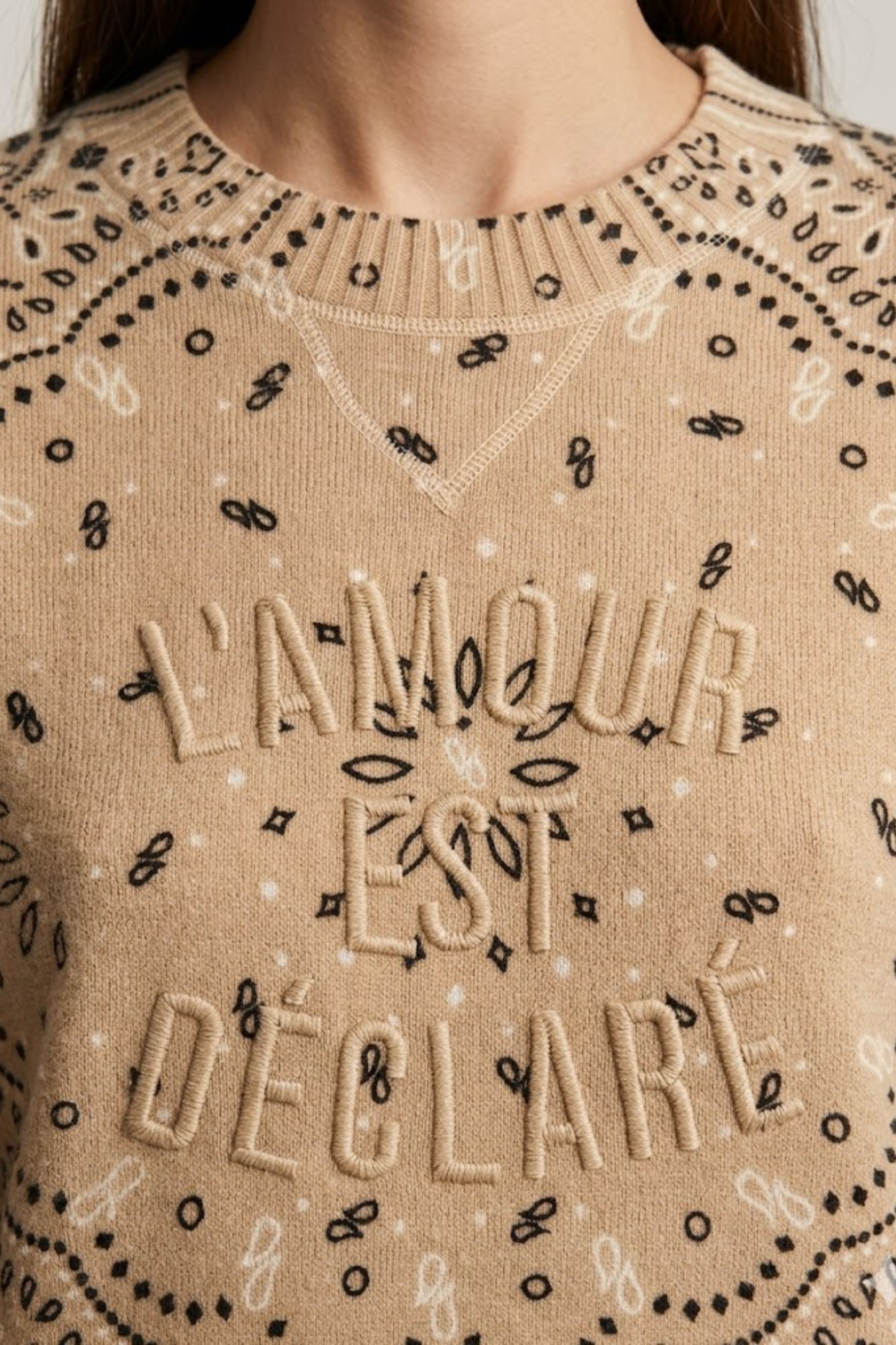 ROUTE 66 SWEATER IN CAMEL
