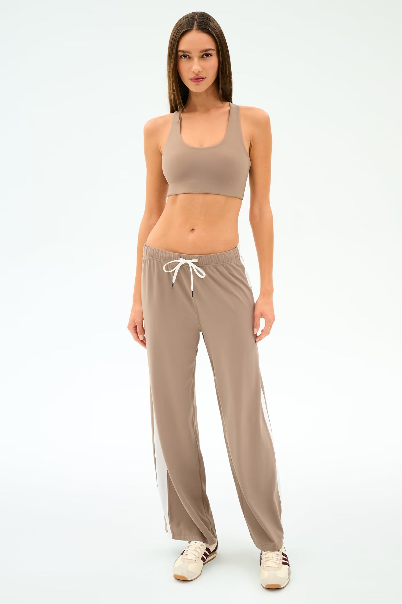 WILLOW AIRWEIGHT LATTE AND WHITE WIDE LEG