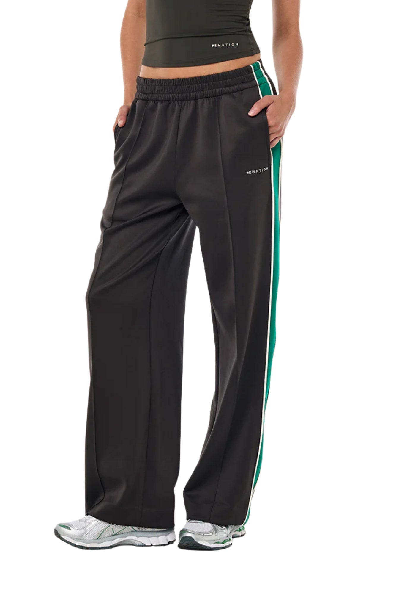 MAN DOWN TRACK PANT IN SMOKESTONE