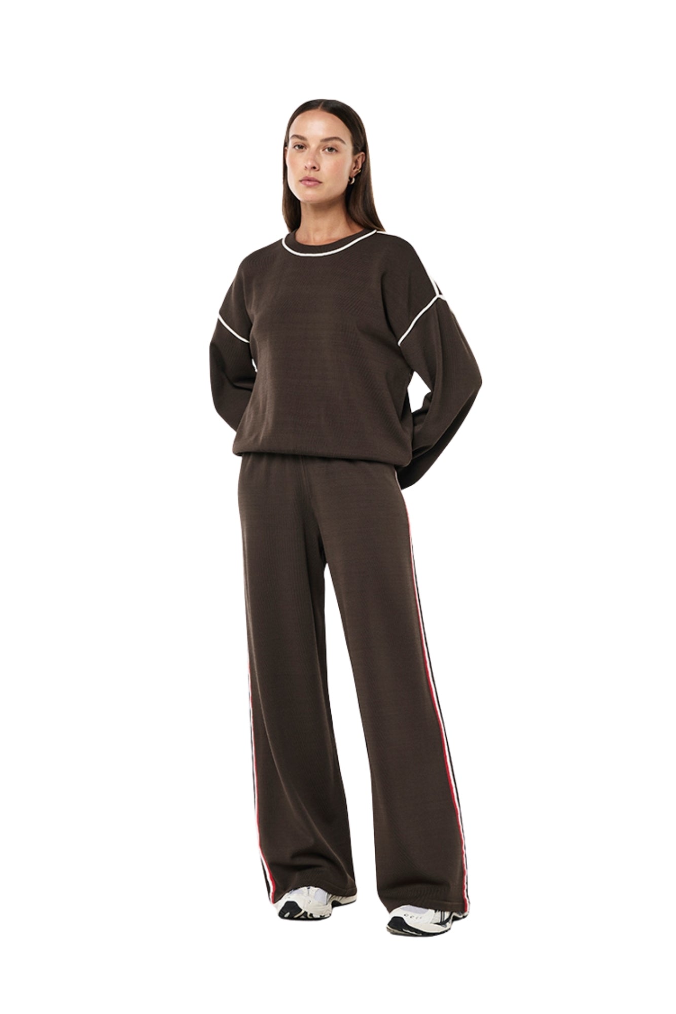 RETREAT KNIT SET IN MAJOR BROWN