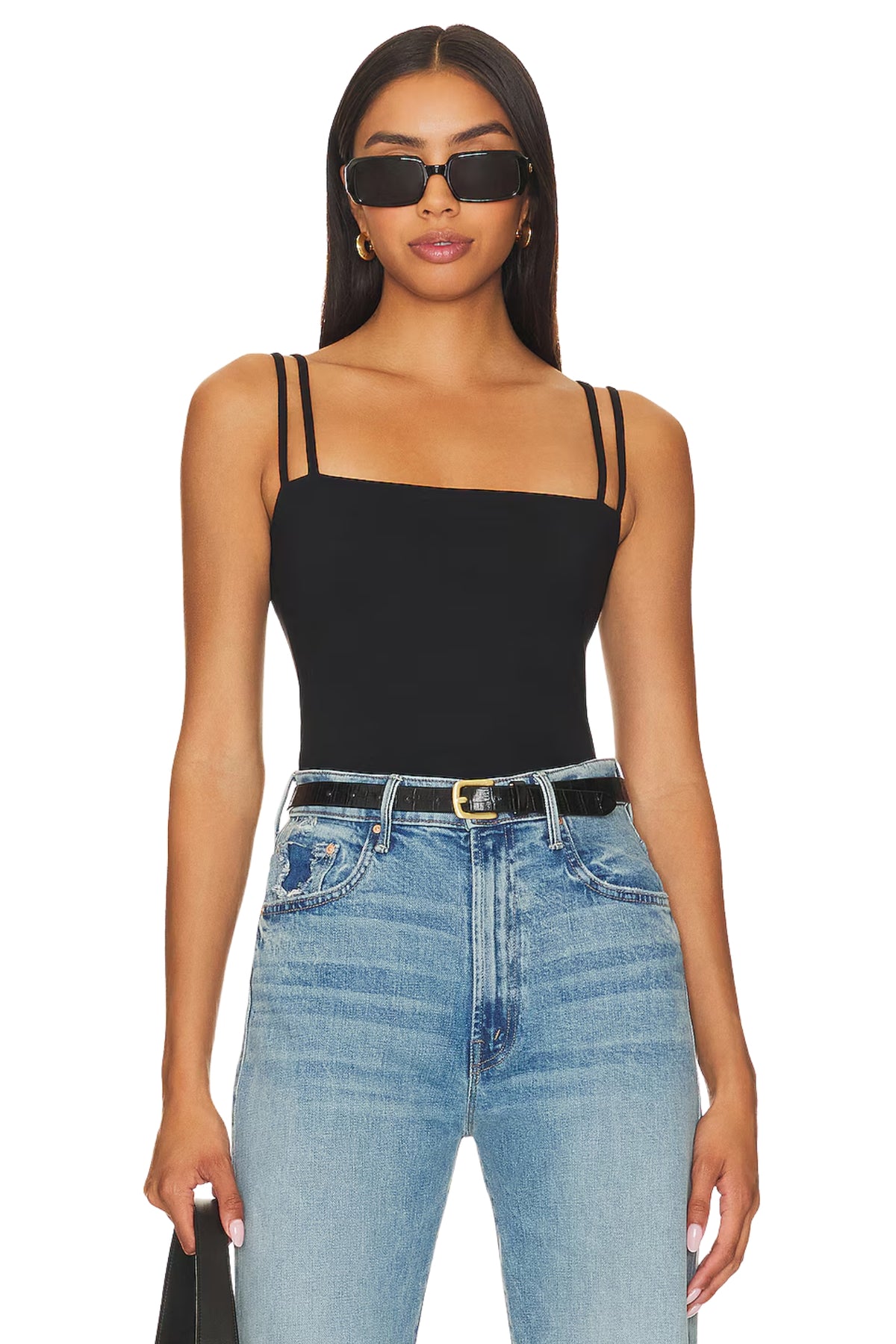 DOUBLE STRING TANK IN BLACK