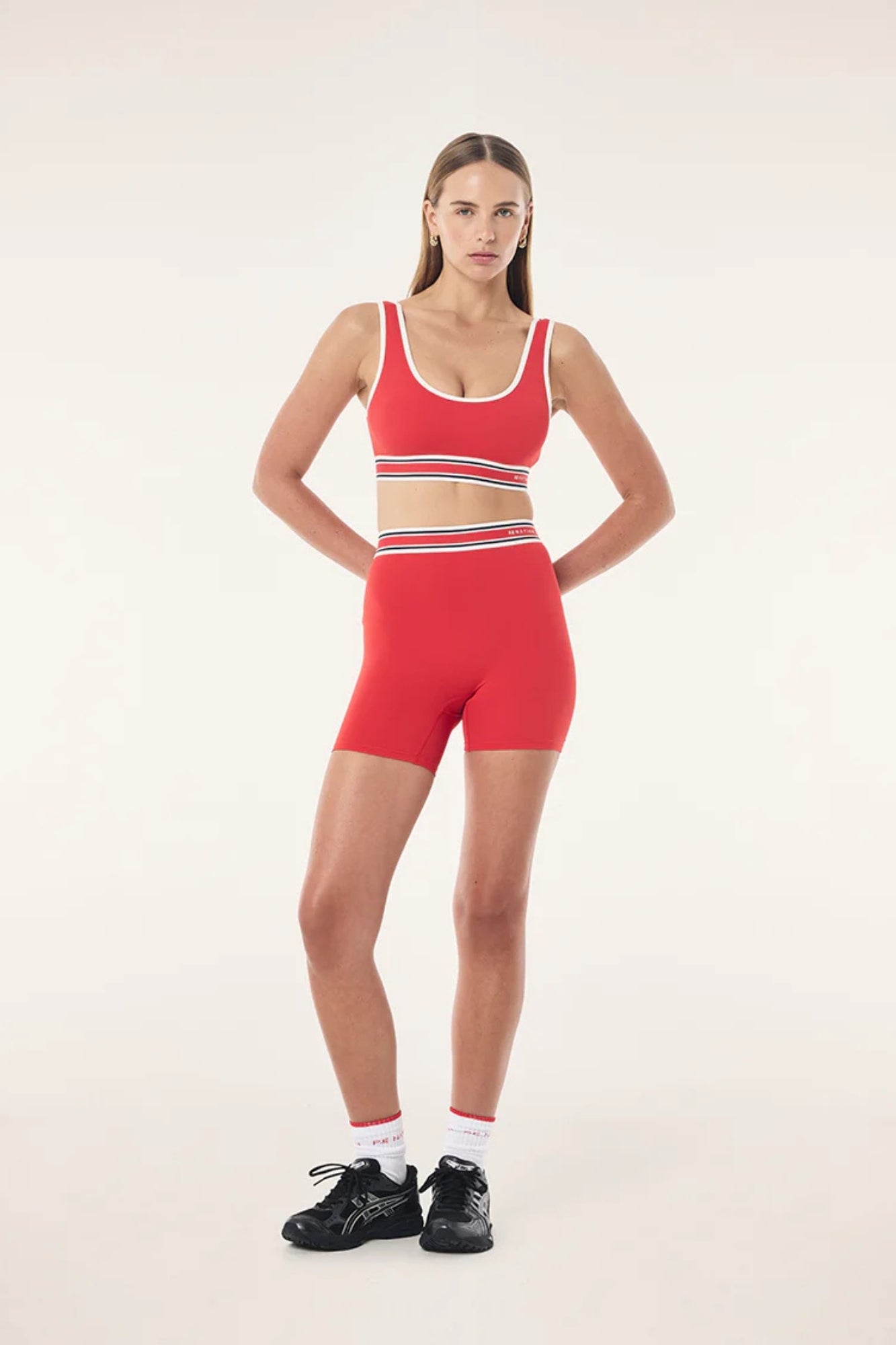 AVANT 5 INCH BIKE SHORT IN COLLEGE RED