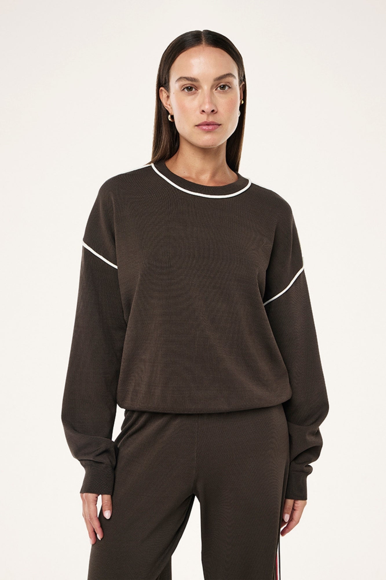 RETREAT KNIT SET IN MAJOR BROWN