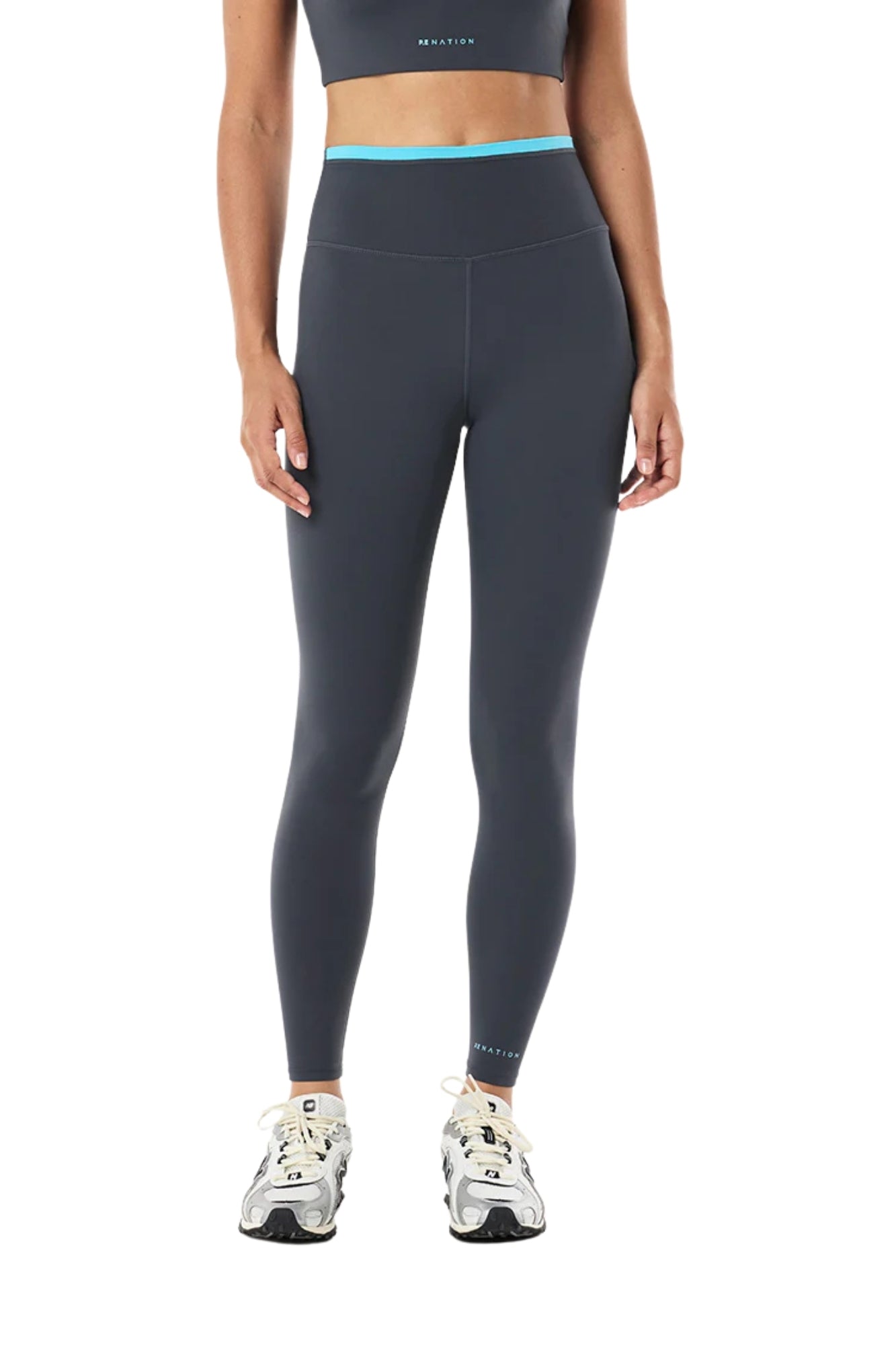 VITA FULL LENGTH LEGGING MARINE BLUE AND TURQUOISE