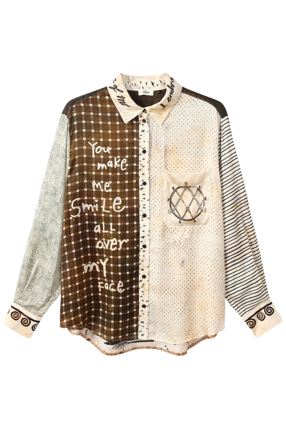 ISABEL NOIR MUSE PRINTED SHIRT