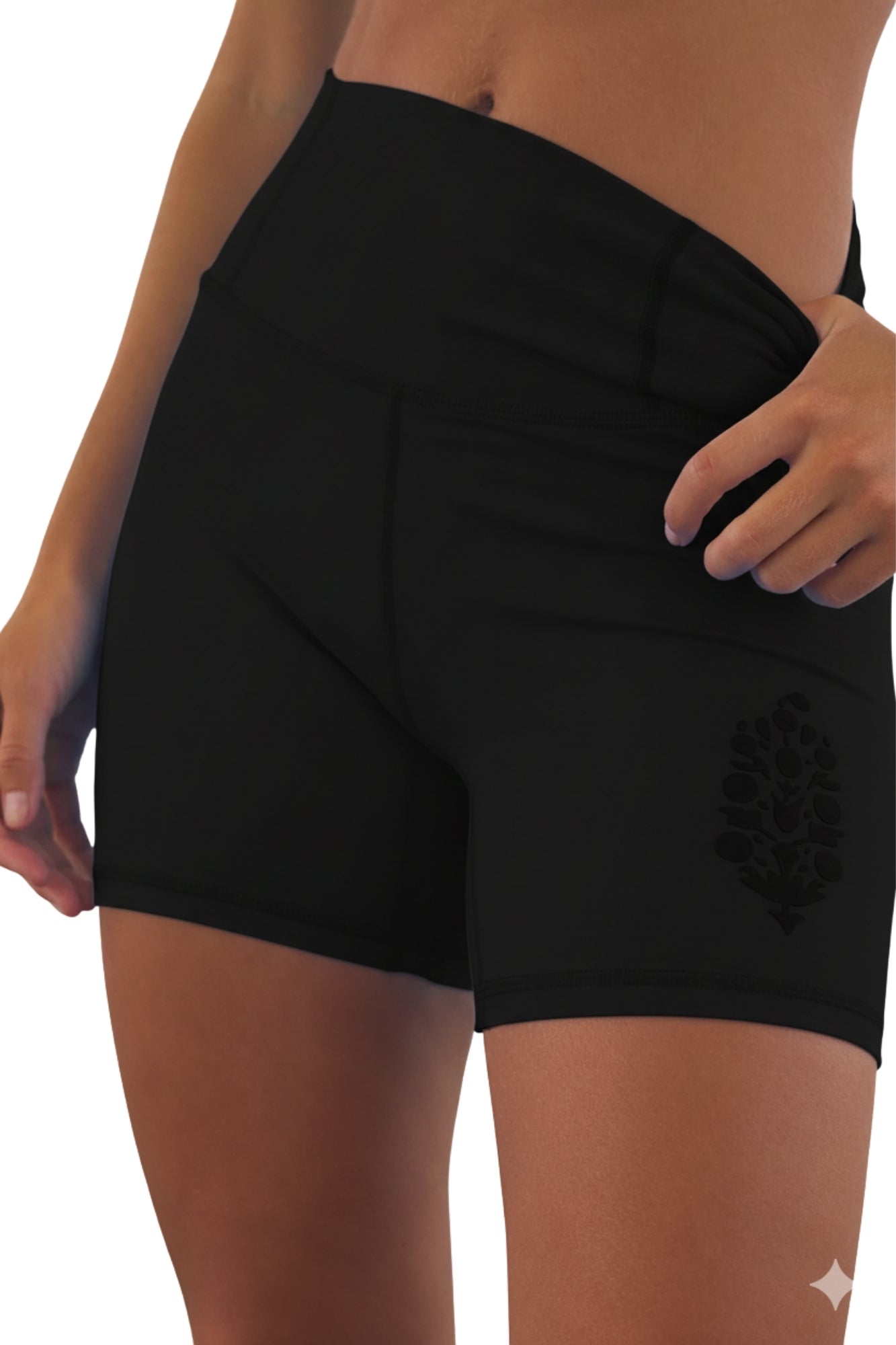 NEVER BETTER BLACK SILICON LOGO SHORT