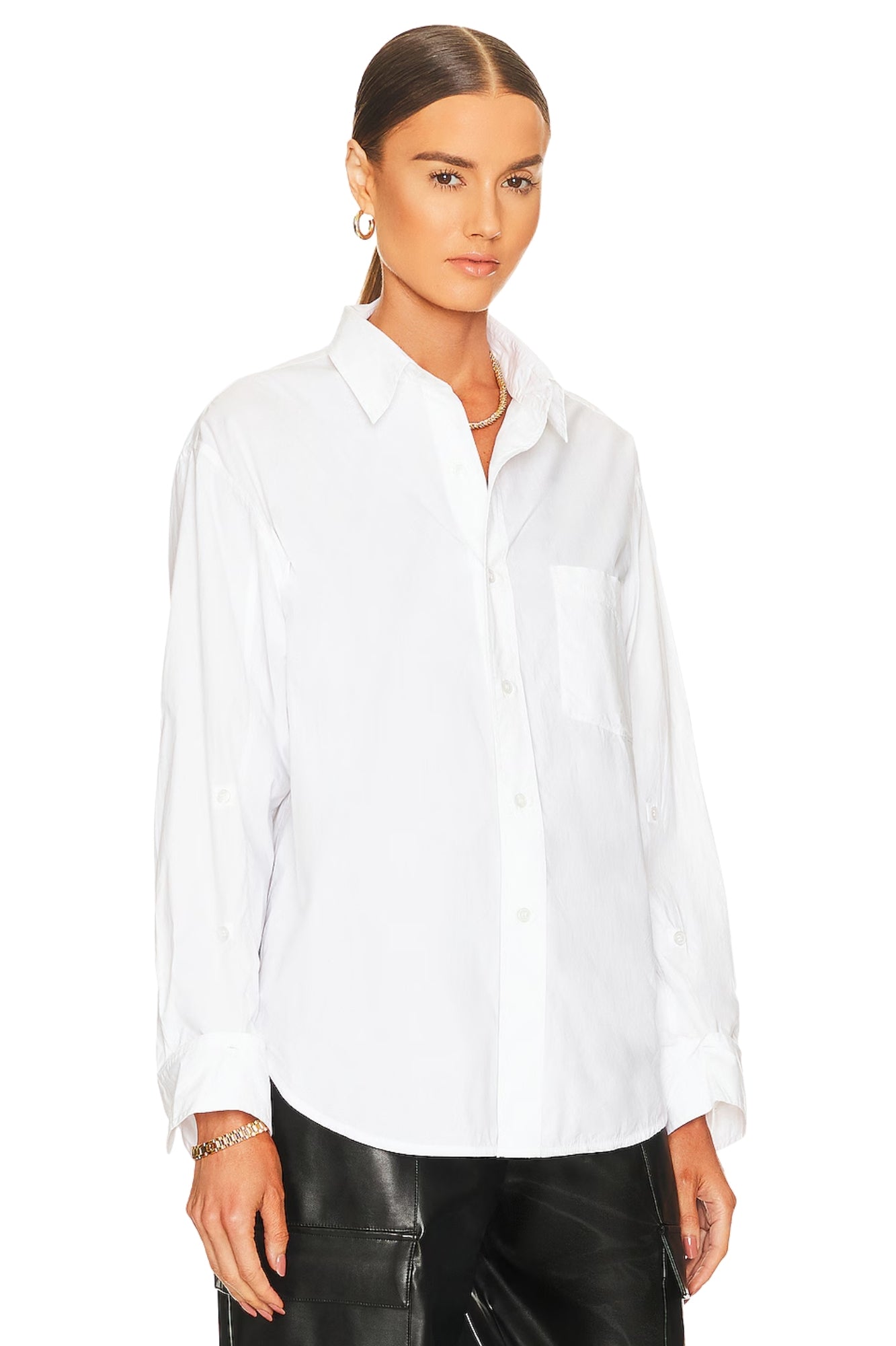 KAYLA SHIRT IN OPTIC WHITE