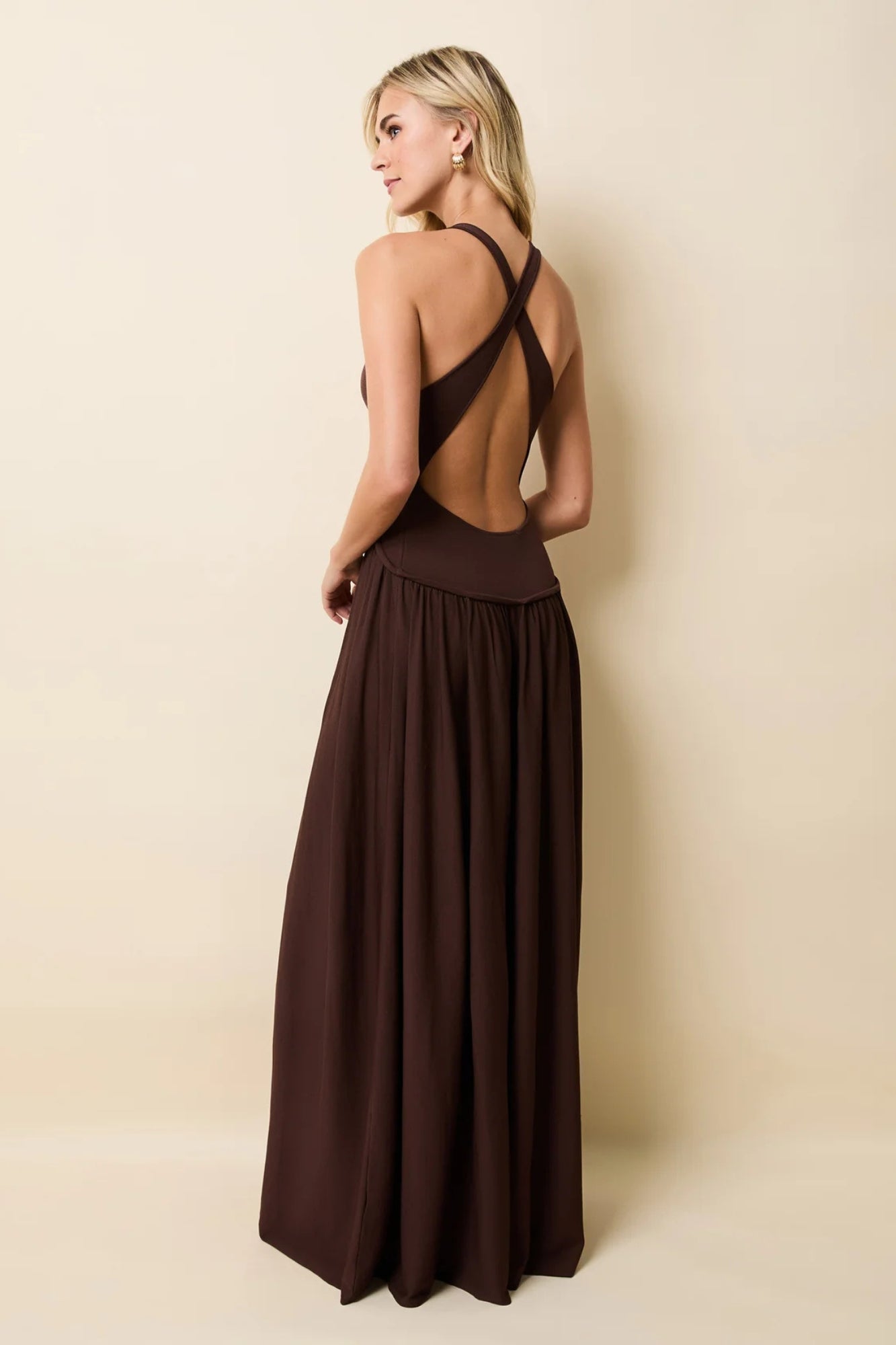 THE MAGGIE RAISIN BROWN DRESS MissD Concept Store THE MAGGIE RAISIN BROWN DRESS MissD Concept Store