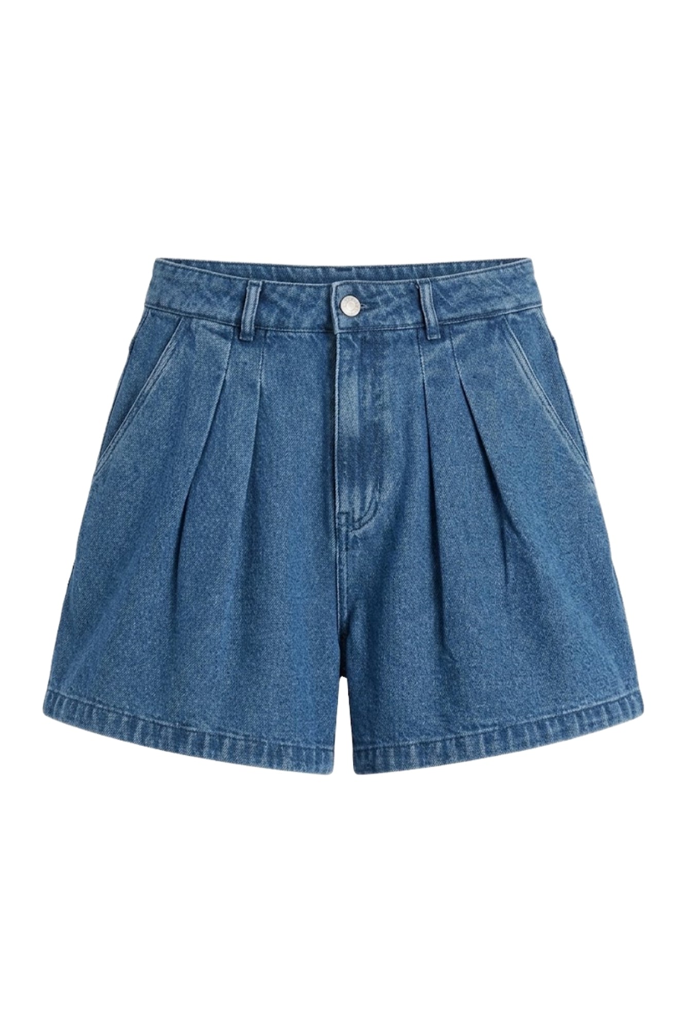 TNS TENCEL SHORT MID DENIM