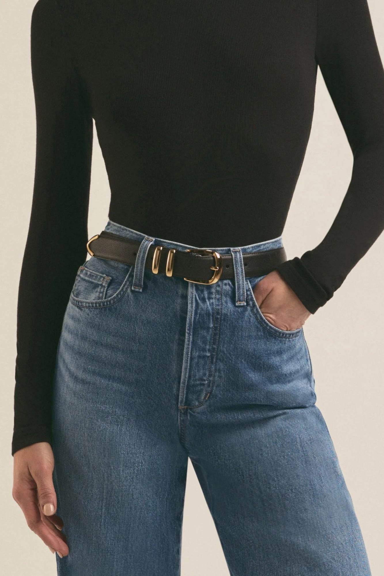 THE JORDAN BLACK GOLD BELT