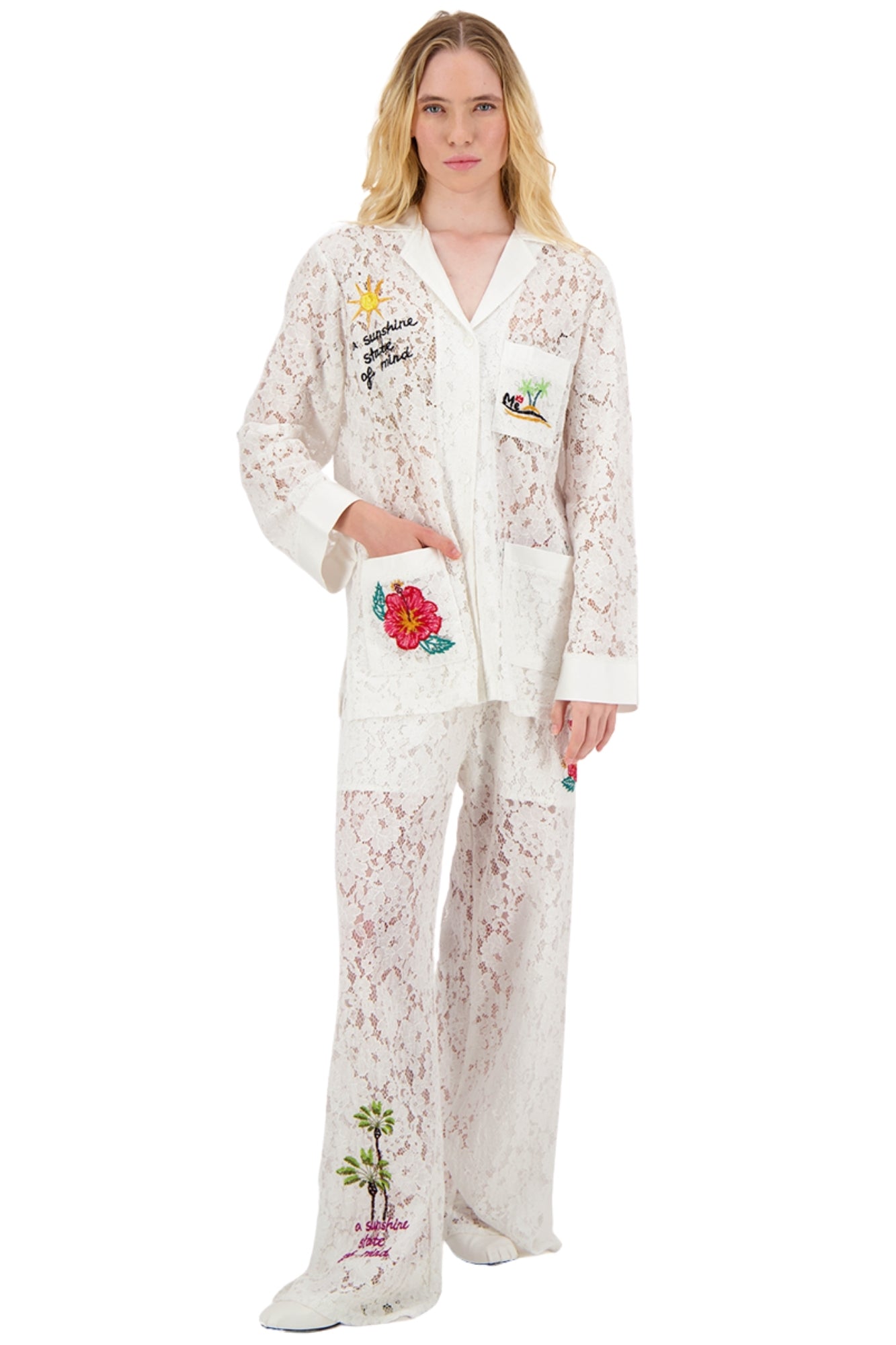 ELI MOA LACE WHITE SET