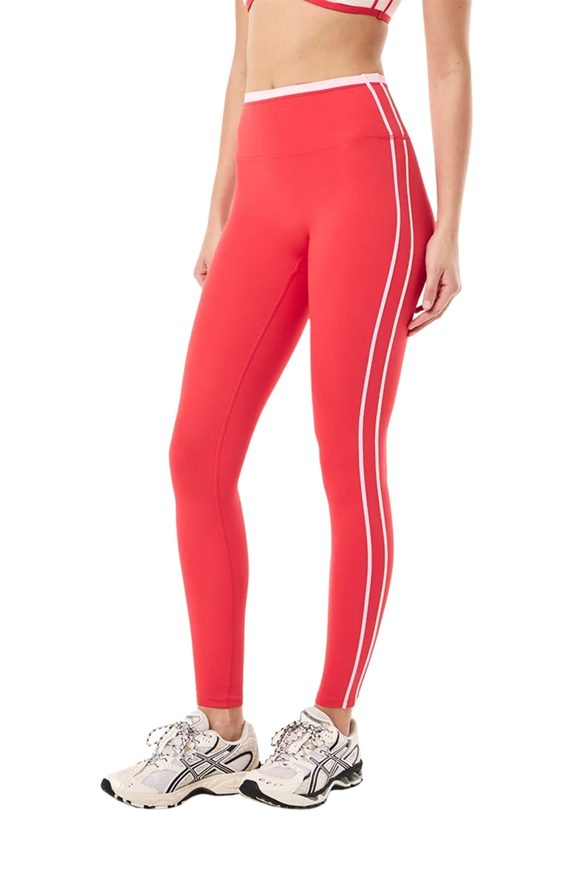 RADAR FULL LENGTH LEGGING IN STRAWBERRY AND SOFT PINK