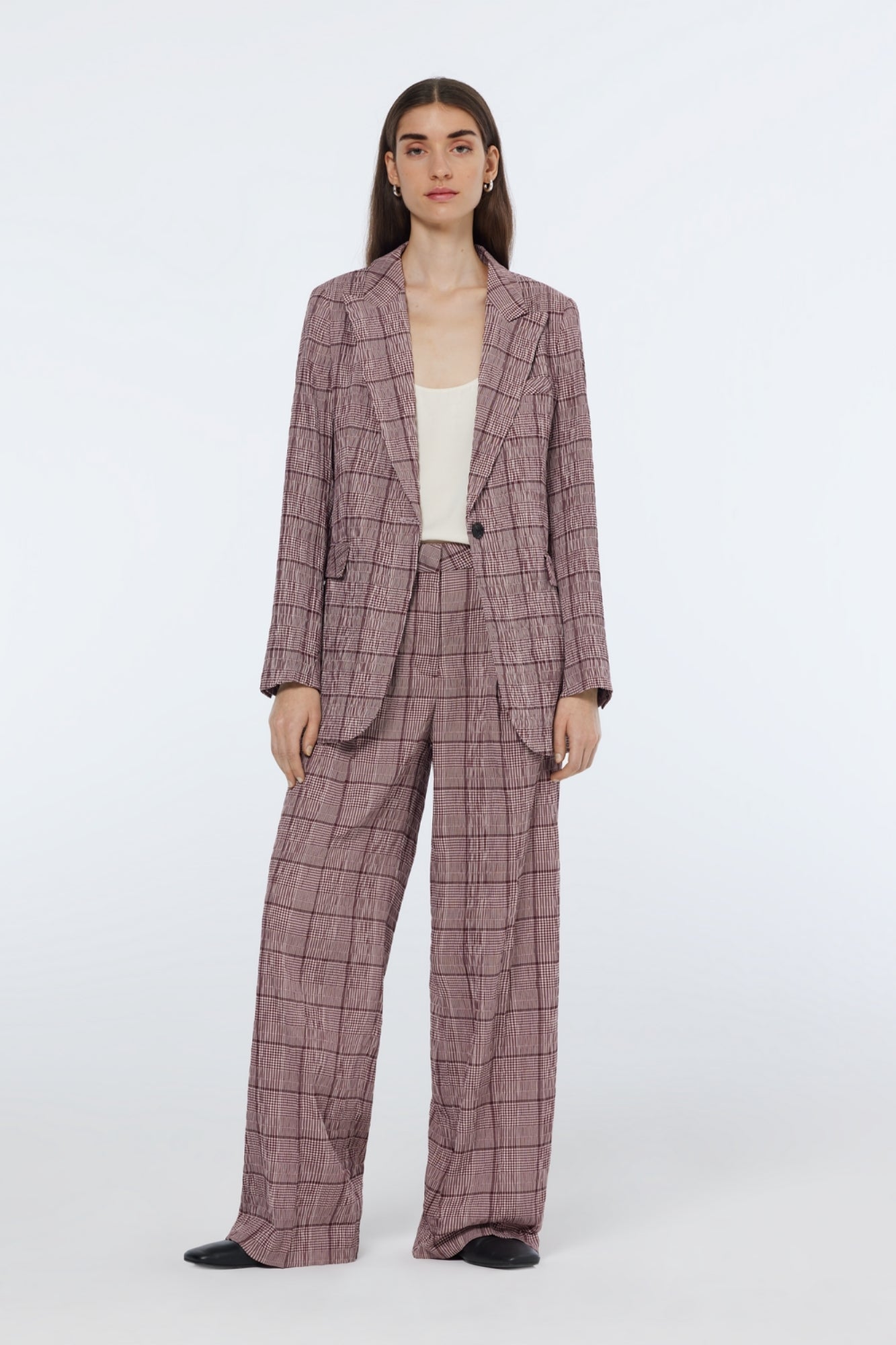 PRINCE OF WALES SEERSUCKER BLAZER