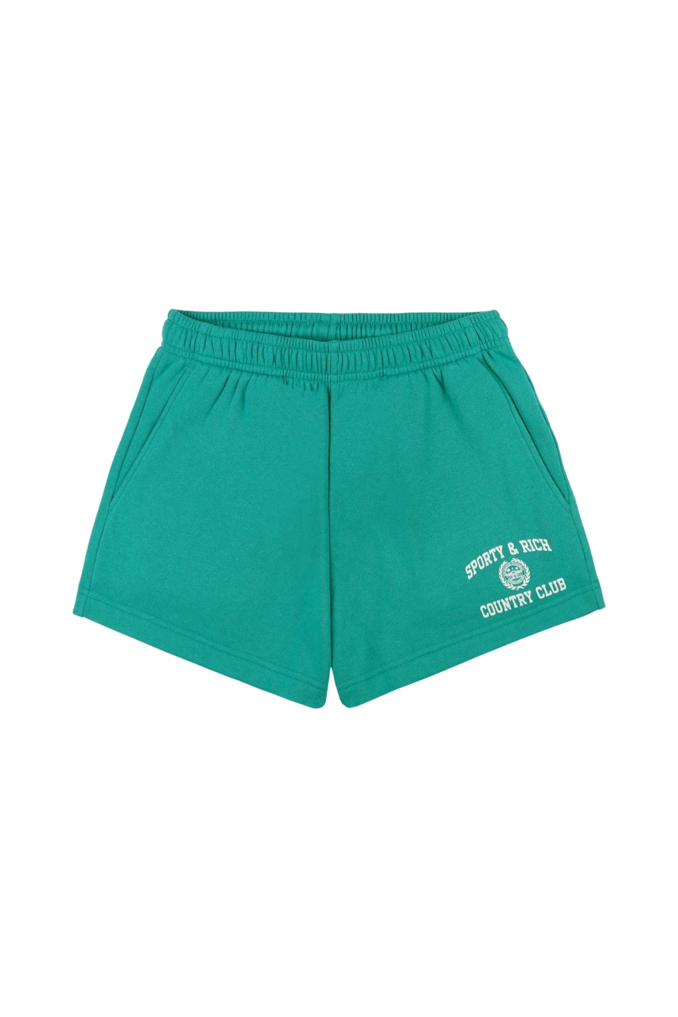VARSITY CREST SOFT SPRING GREEN DISCO SHORT