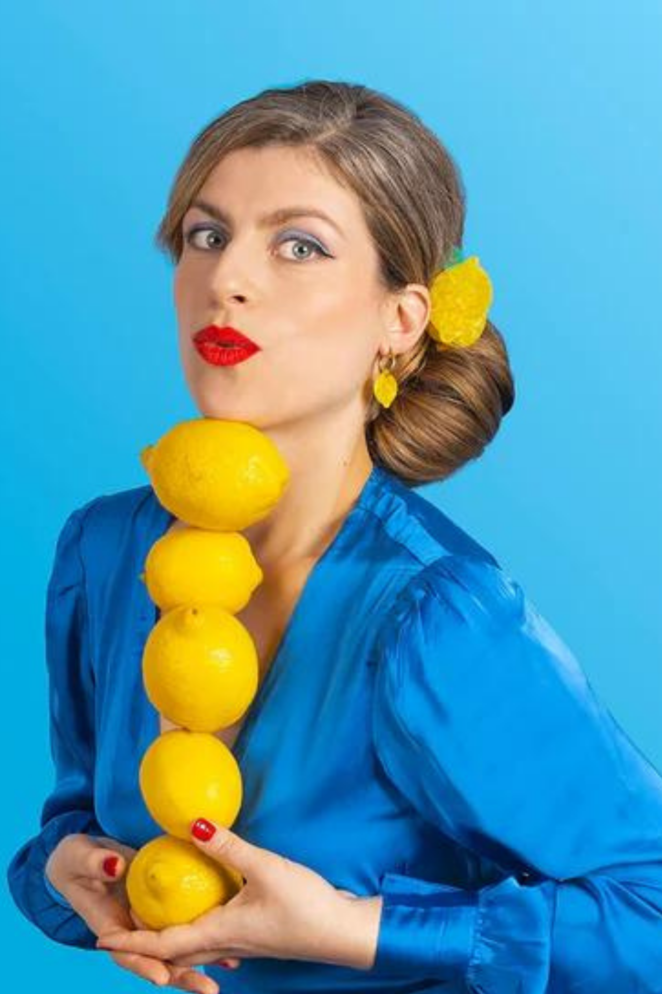 LEMON HAIR CLAW BIG