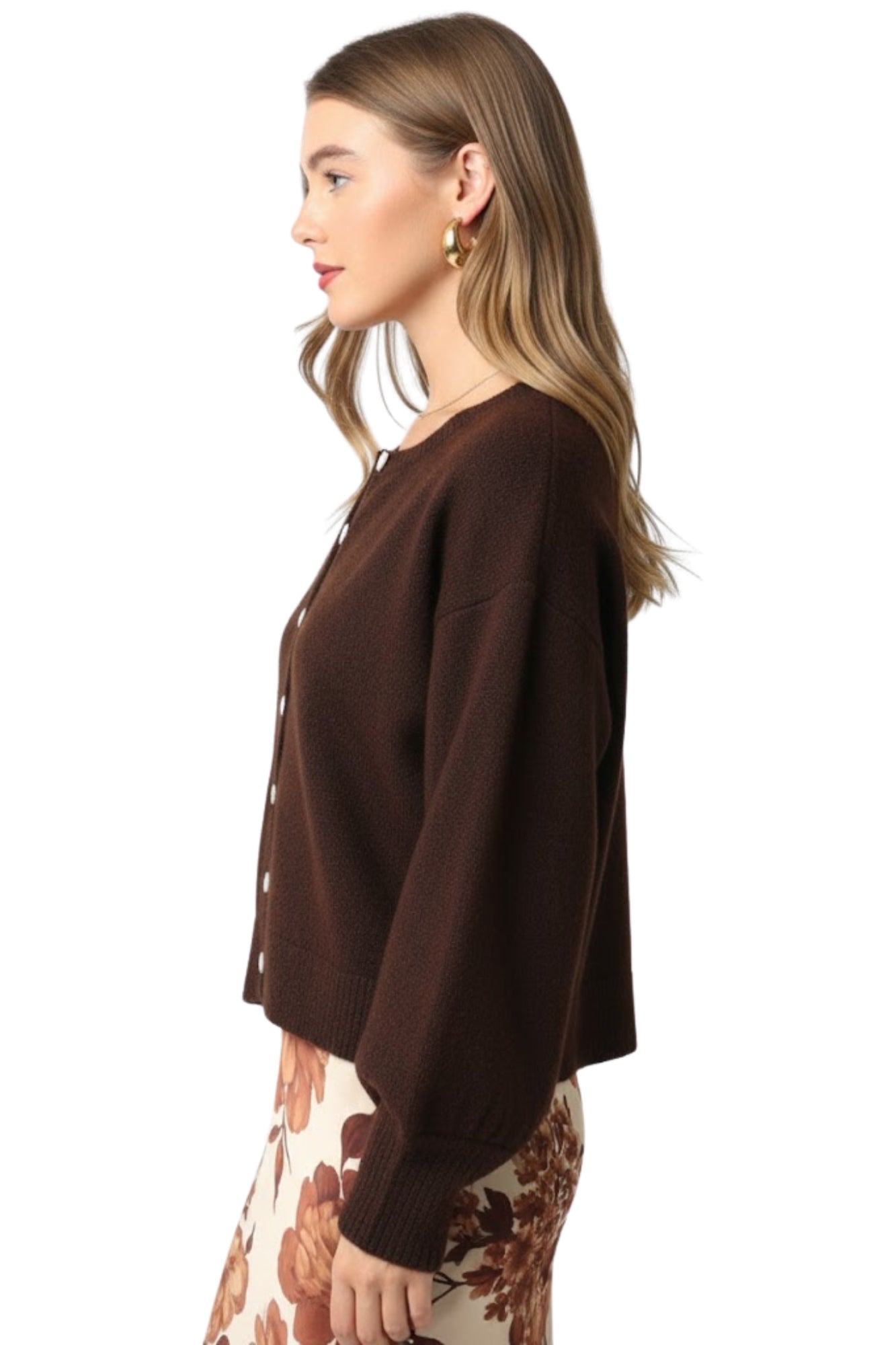 CLASSIC BROWN CARDIGAN