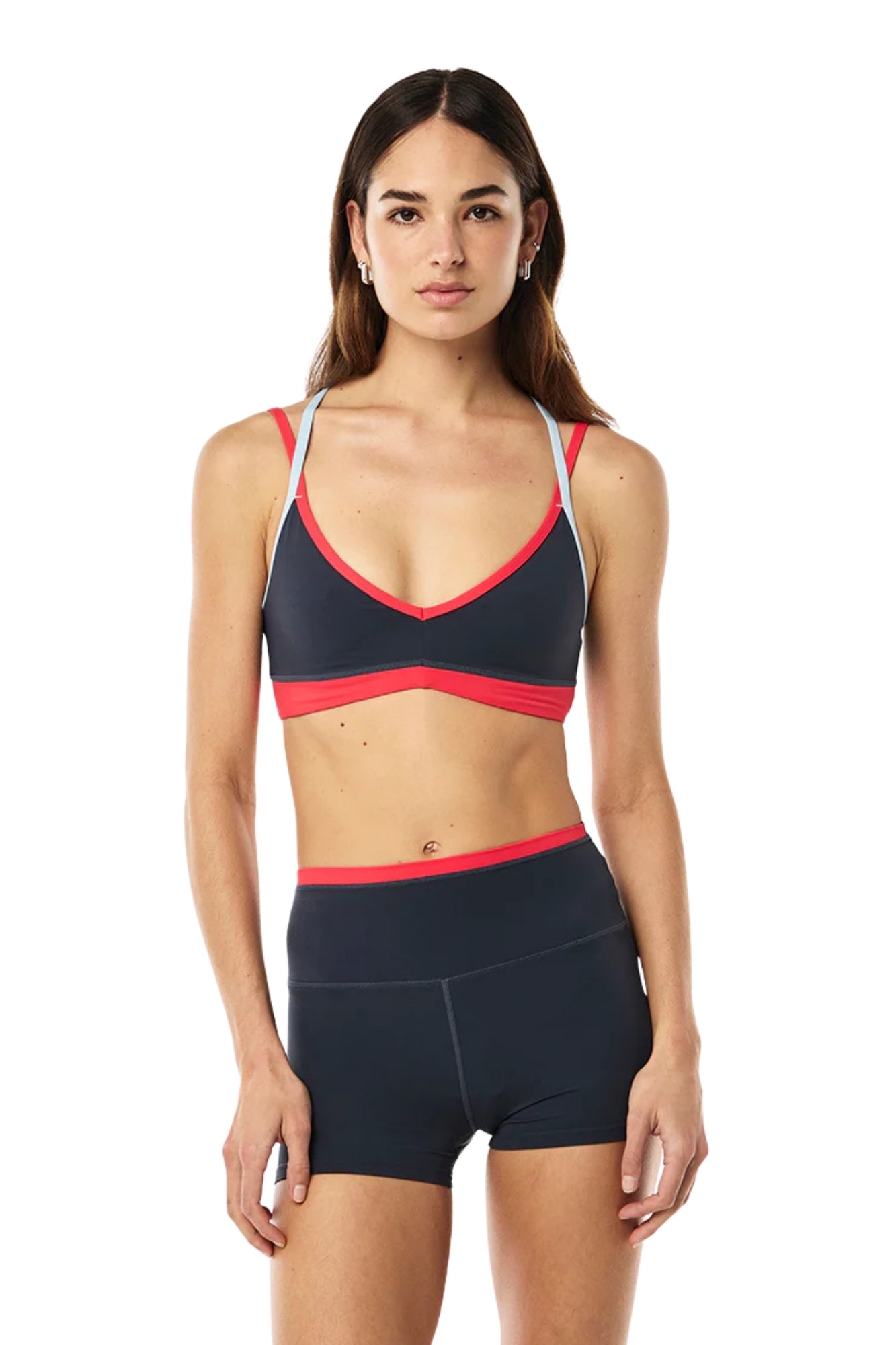 PARAMOUNT MARINE BLUE STRAWBERRY SPORTS BRA
