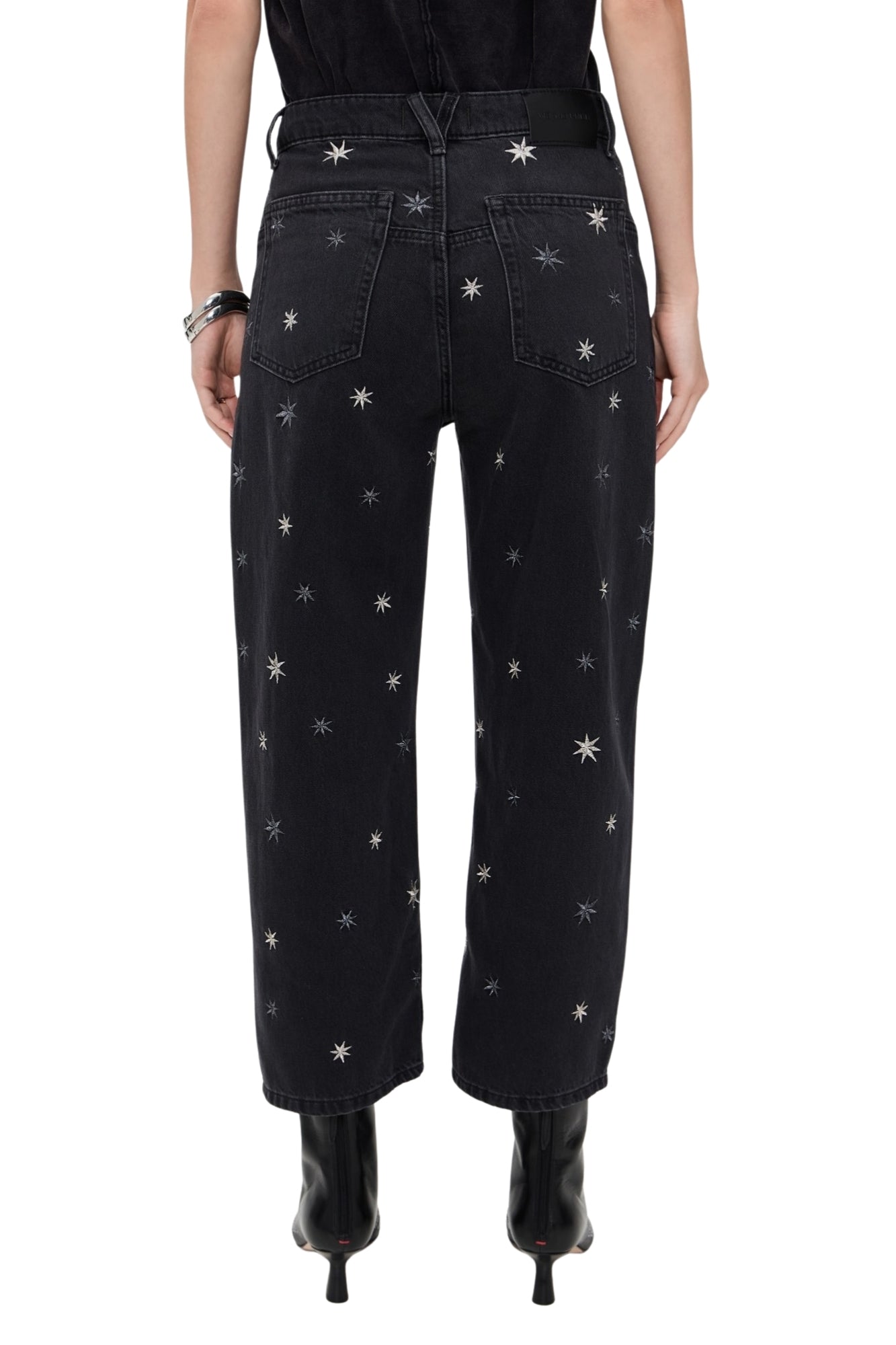 DEEP TRANCE SHINE EMBROIDEREDES JEANS