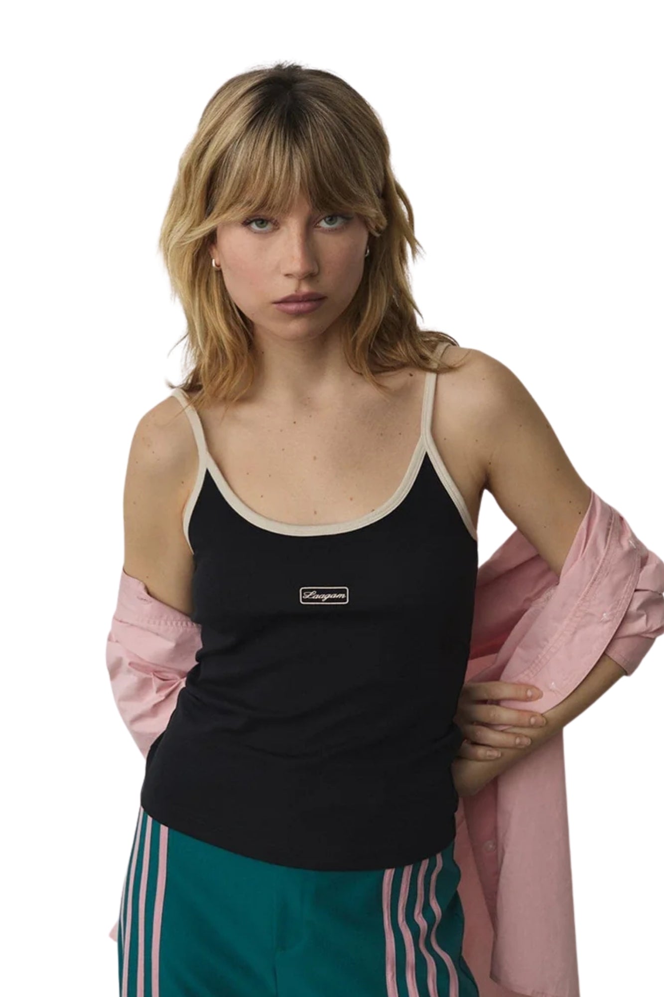 MEMFIS BLACK STRAP TANK TOP