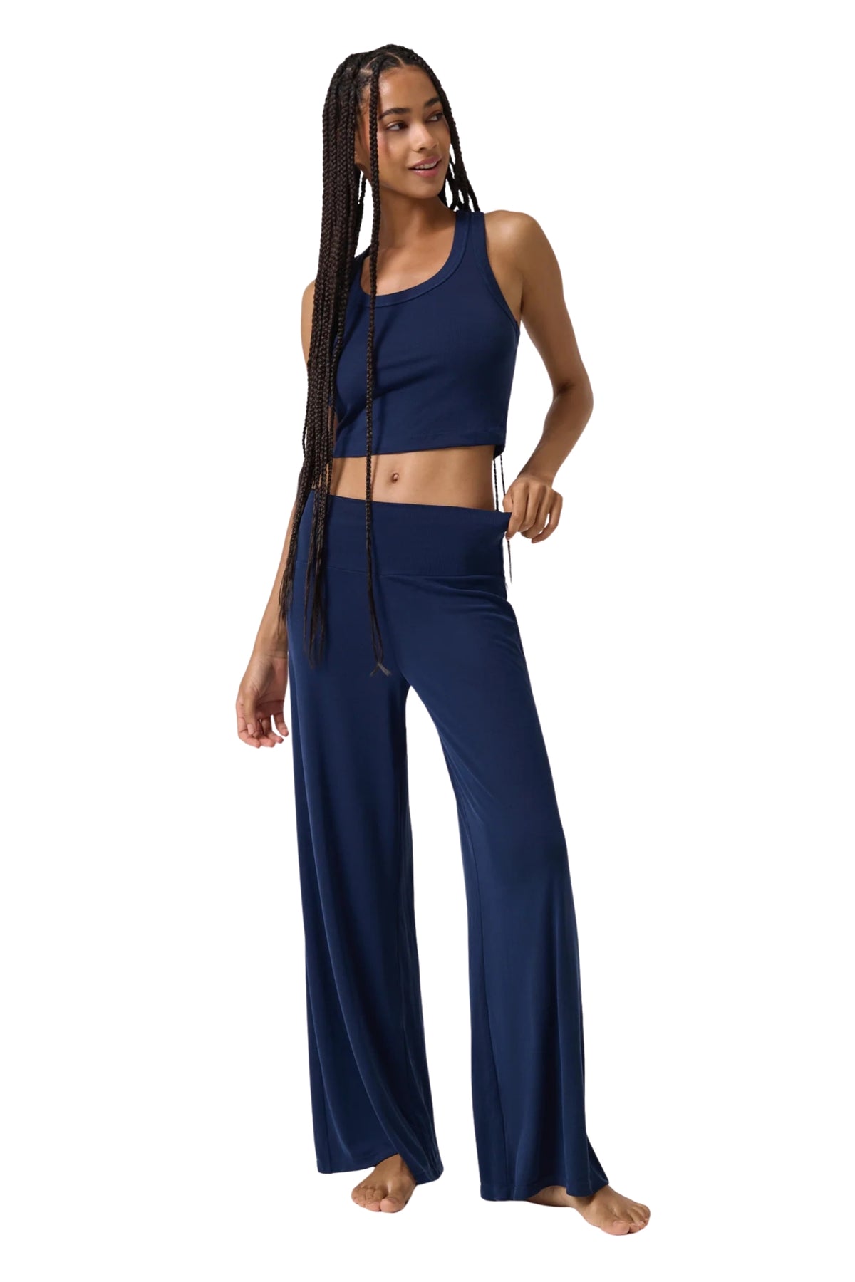 ZEN RIB SET IN INDIGO