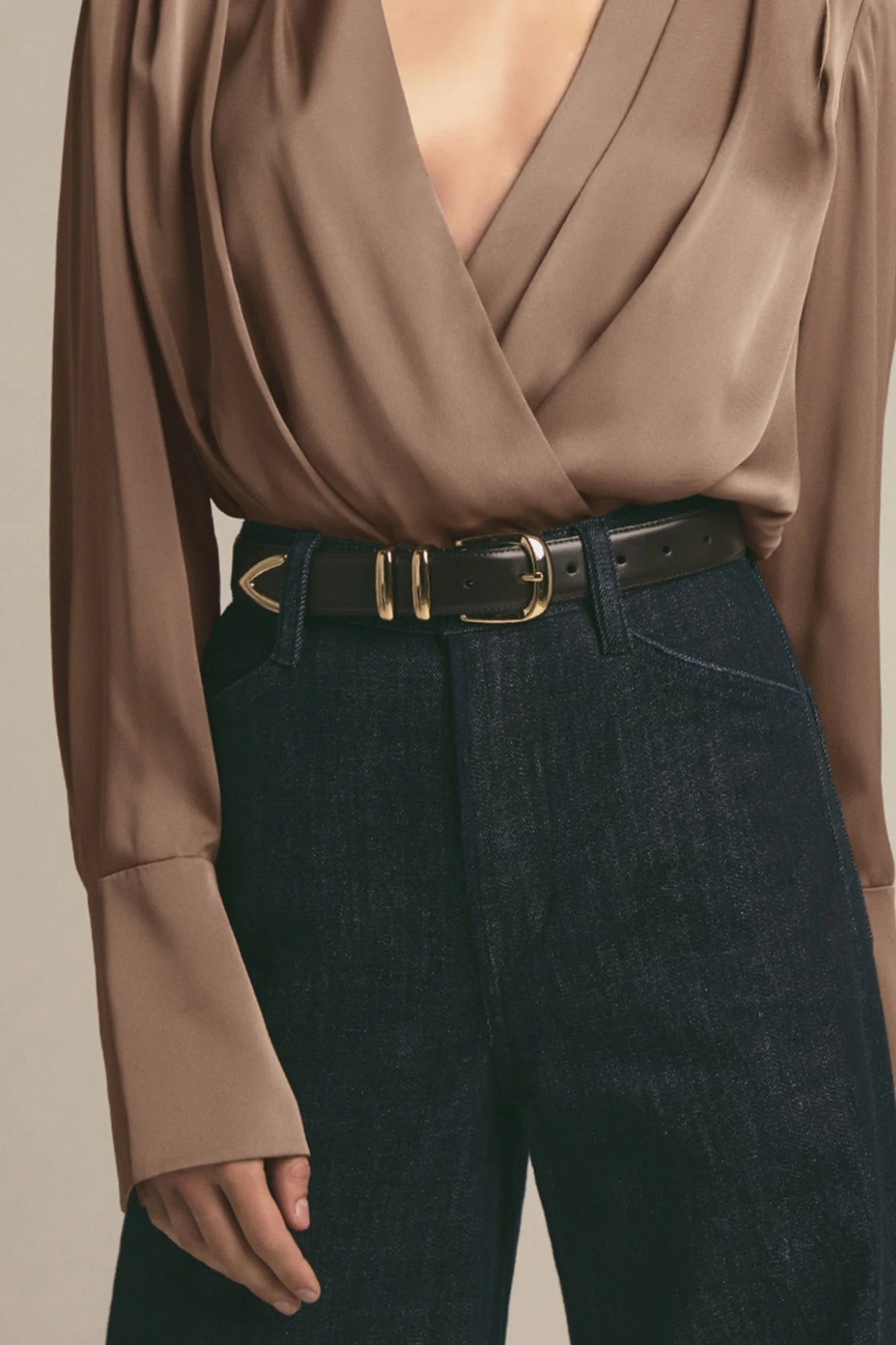 THE JORDAN BROWN GOLD BELT