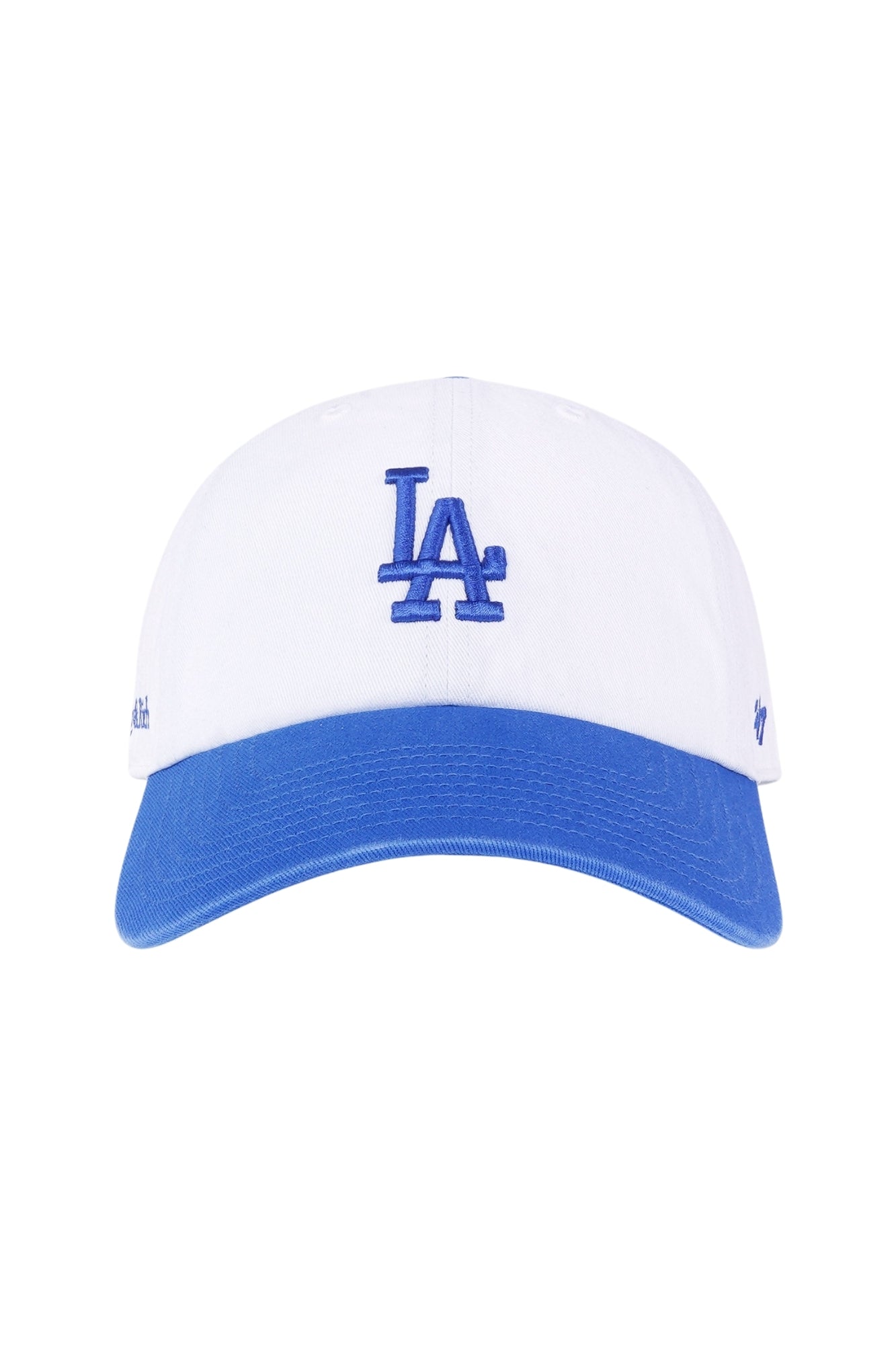 LA HAT WHITE AND BLUE