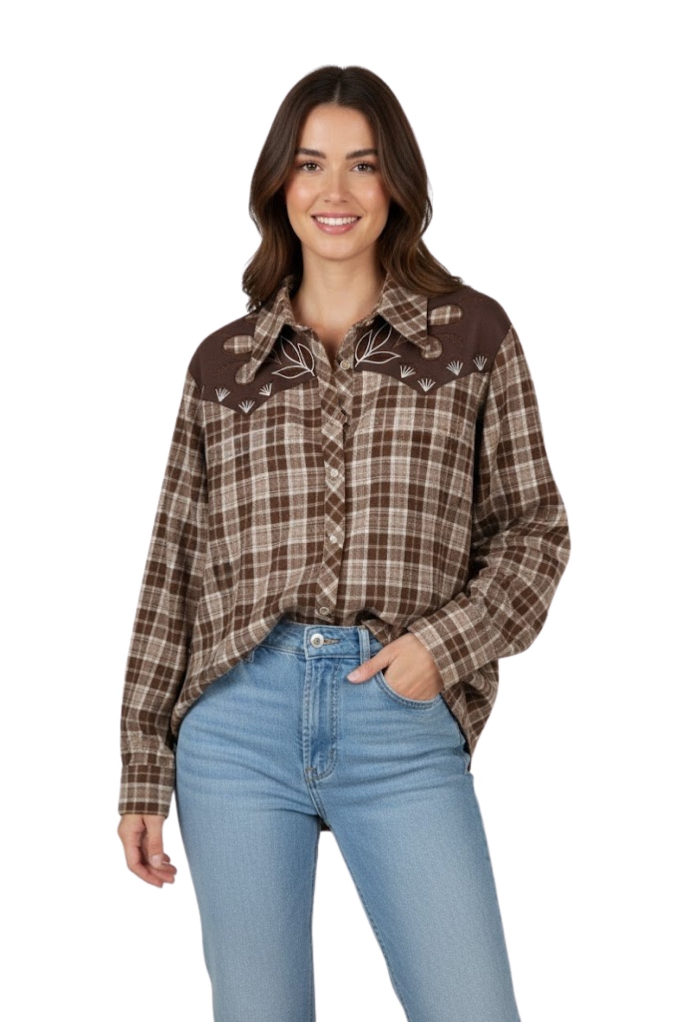 COWBOY BROWN SHIRT