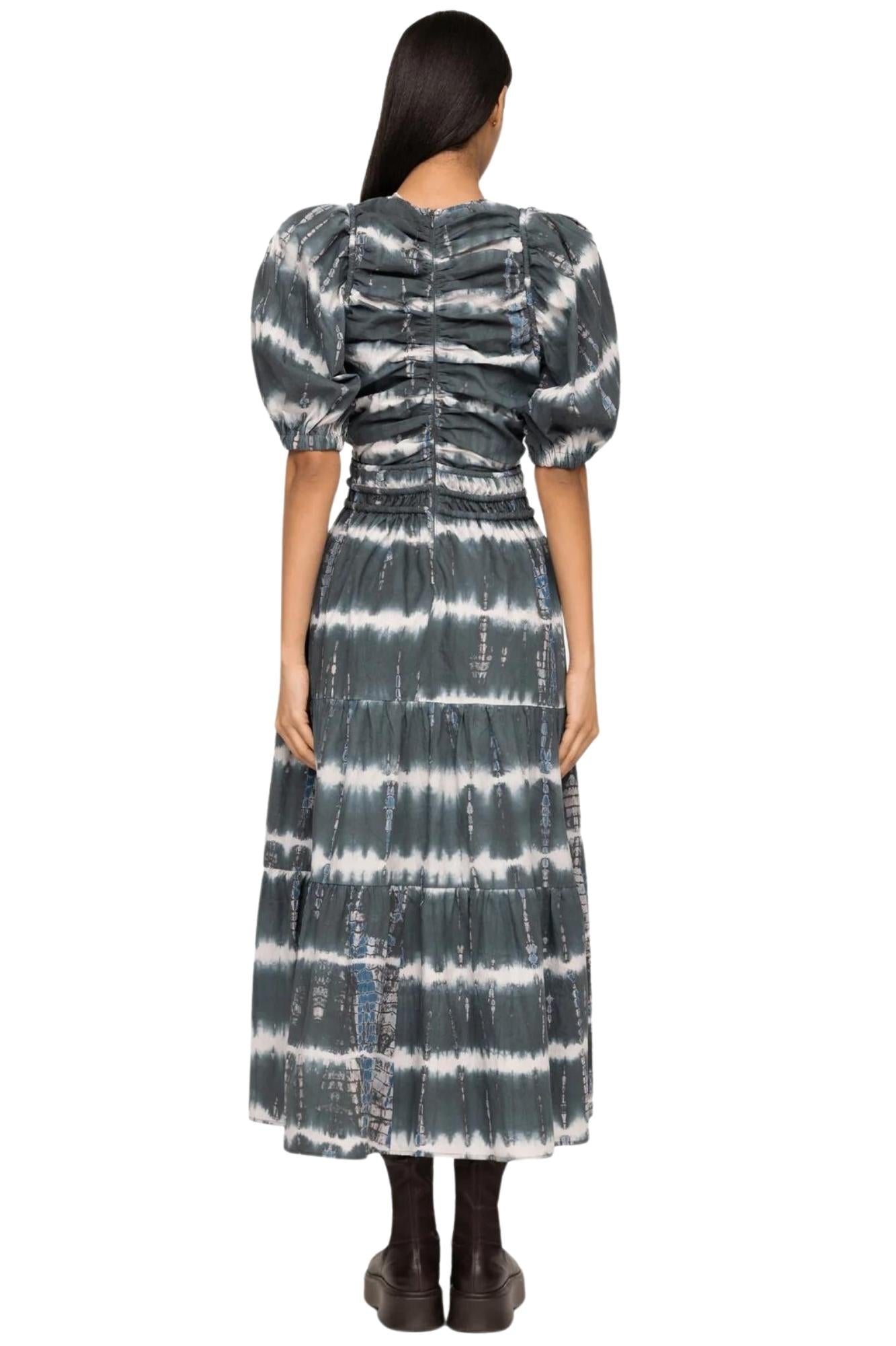     NADIA-TIE-DYE-PUFF-V-NECK-DRESS-5