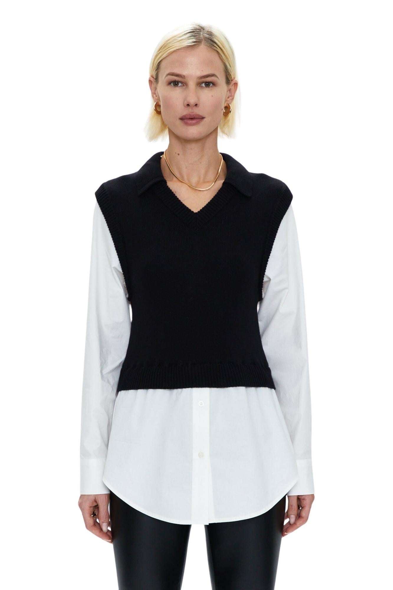     SOFIA-LAYERED-BLACK-SWEATER-VEST-1