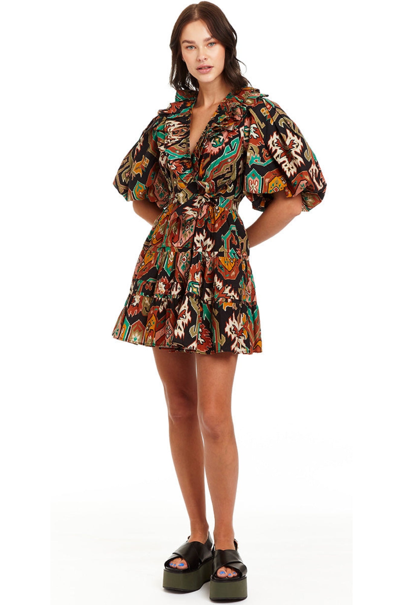 REMY DRESS MARRAKECH BLACK PRINT – MissD Concept Store