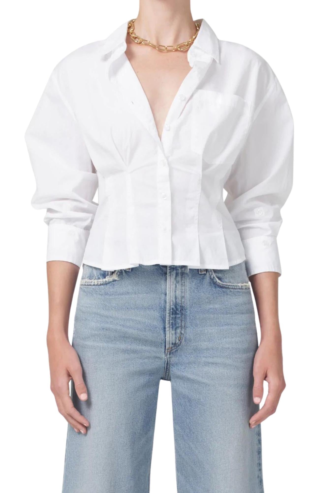 FRANCIS CORSET SHIRT WHITE – MissD Concept Store